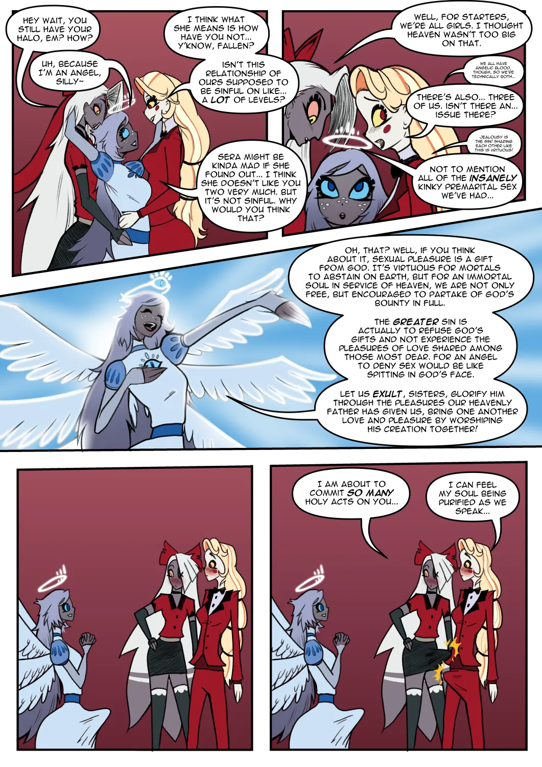 Hazbin Hotel page 6 full