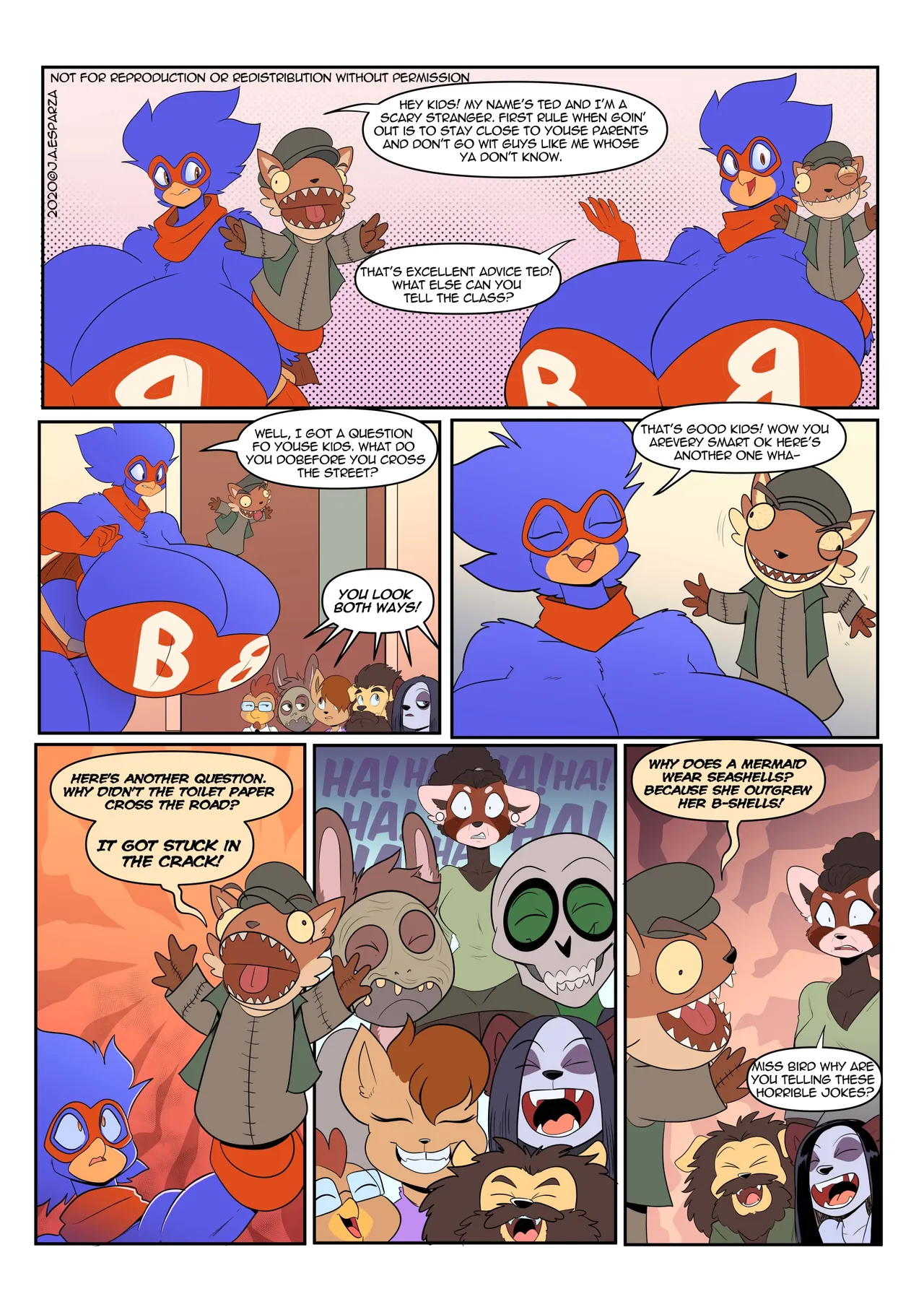 Busty bird vs evil ted page 7 full