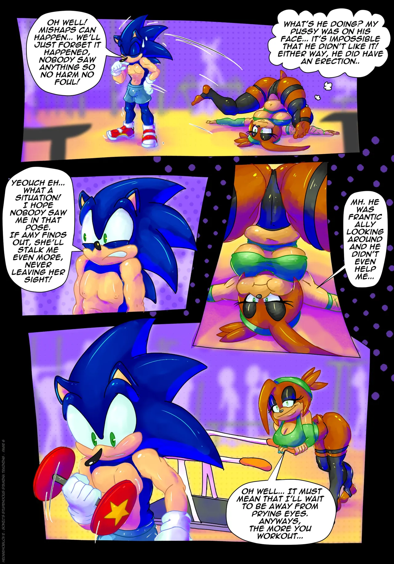 Sonic's Stupendous Stamina Training page 7 full