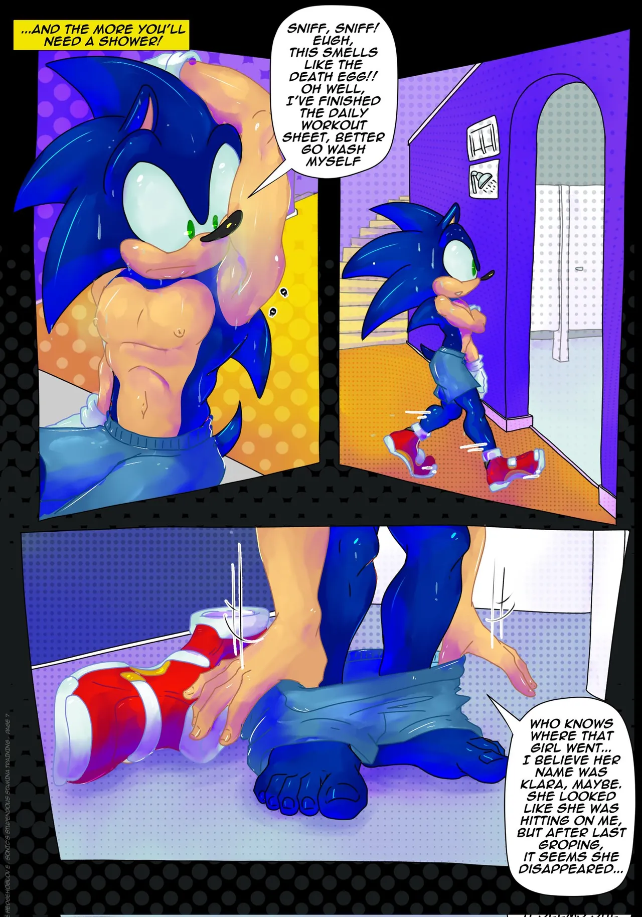 Sonic's Stupendous Stamina Training page 8 full