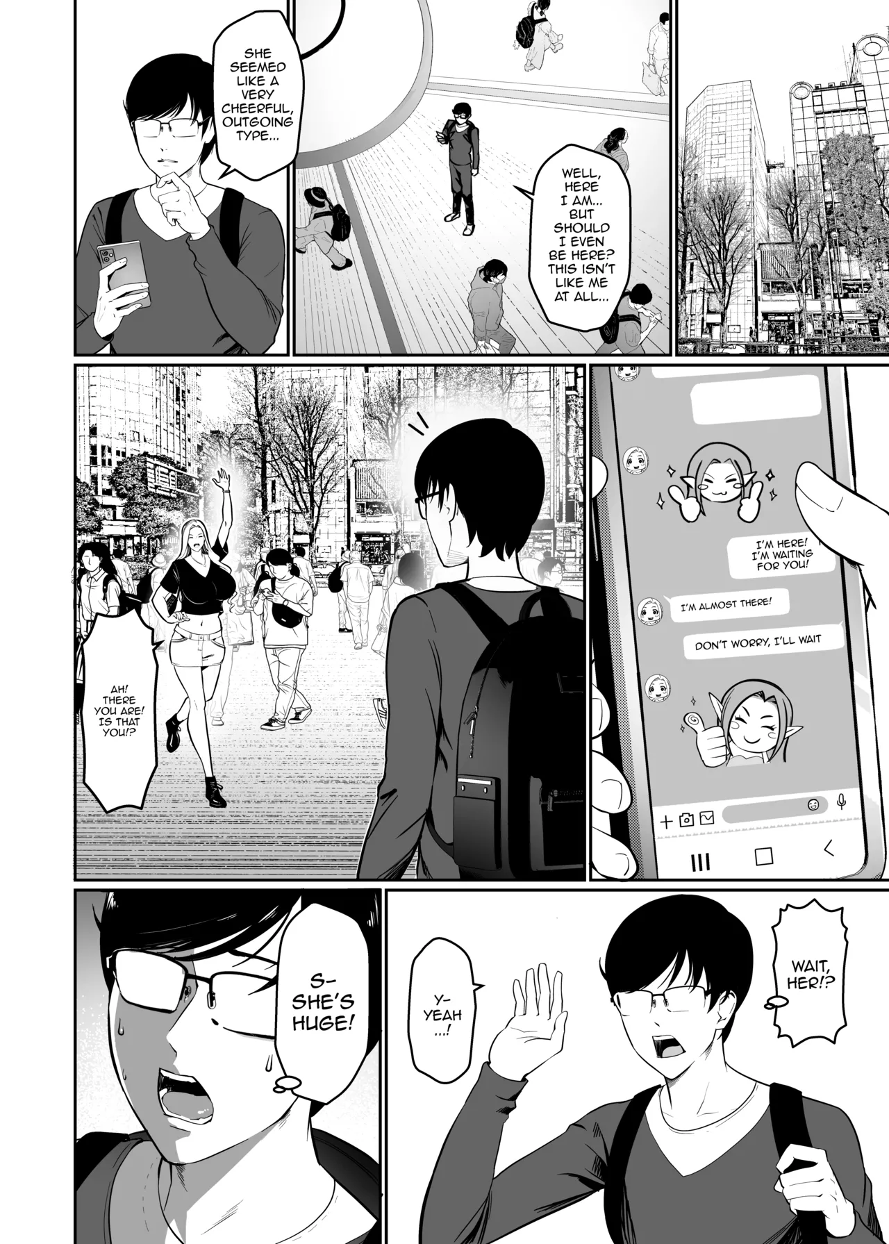 That Girl Who Was So Pure In-game Turned Out To Be a Tall Gyaru!? page 6 full