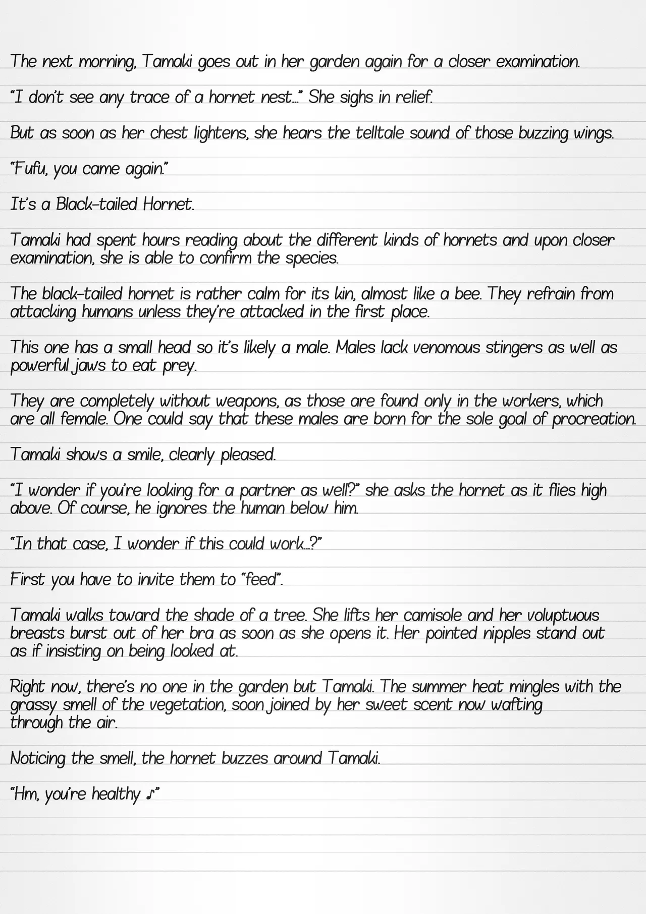 Misuke's Short Stories 19 - Tamaki &amp; Hornets page 4 full