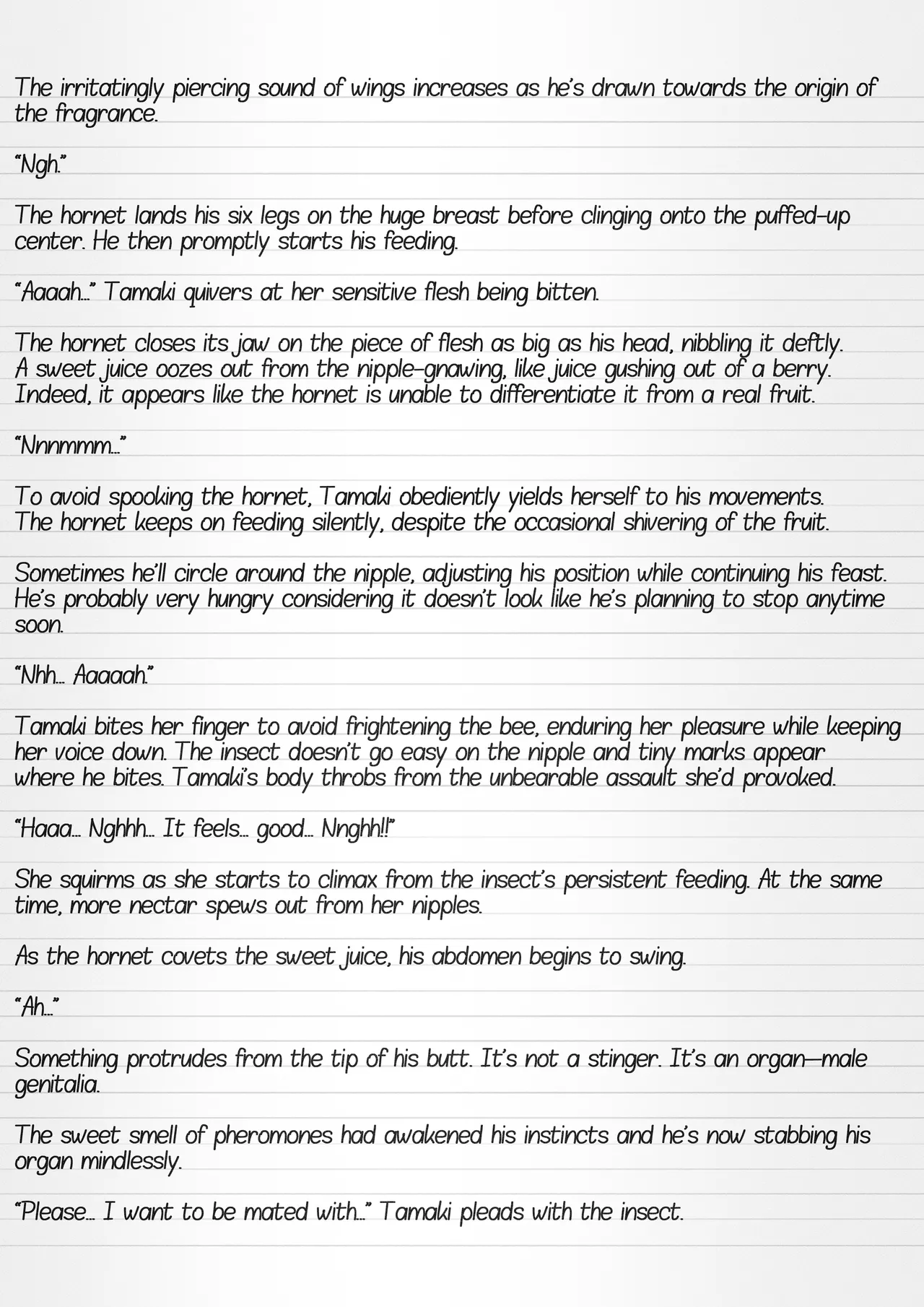 Misuke's Short Stories 19 - Tamaki &amp; Hornets page 6 full