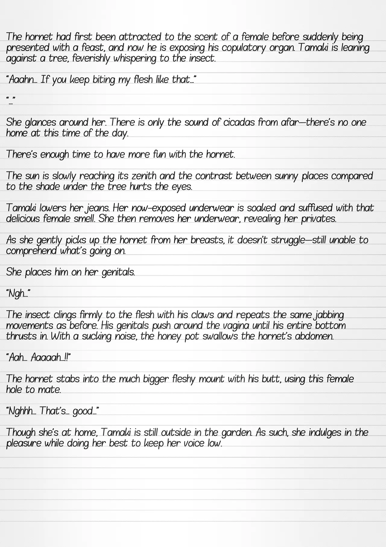 Misuke's Short Stories 19 - Tamaki &amp; Hornets page 7 full
