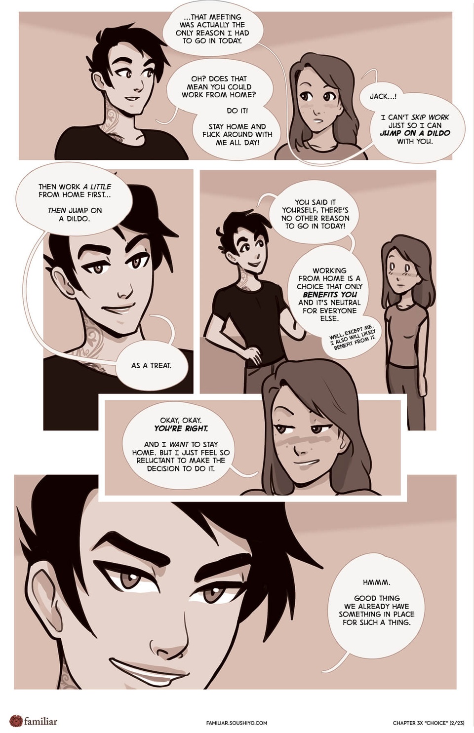Familiar  - Act 3 - Chapter 18.7: Choice page 3 full