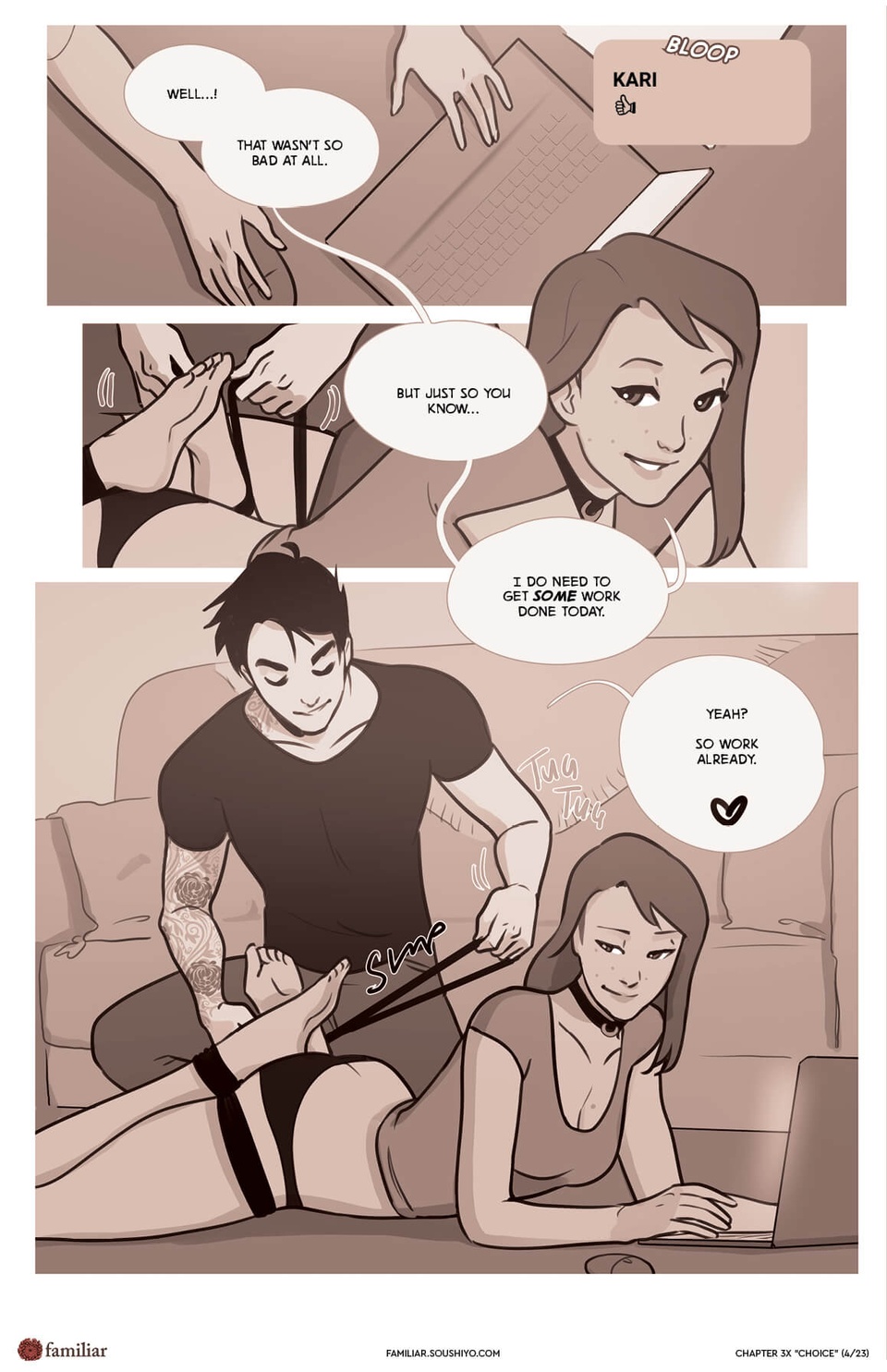 Familiar  - Act 3 - Chapter 18.7: Choice page 5 full