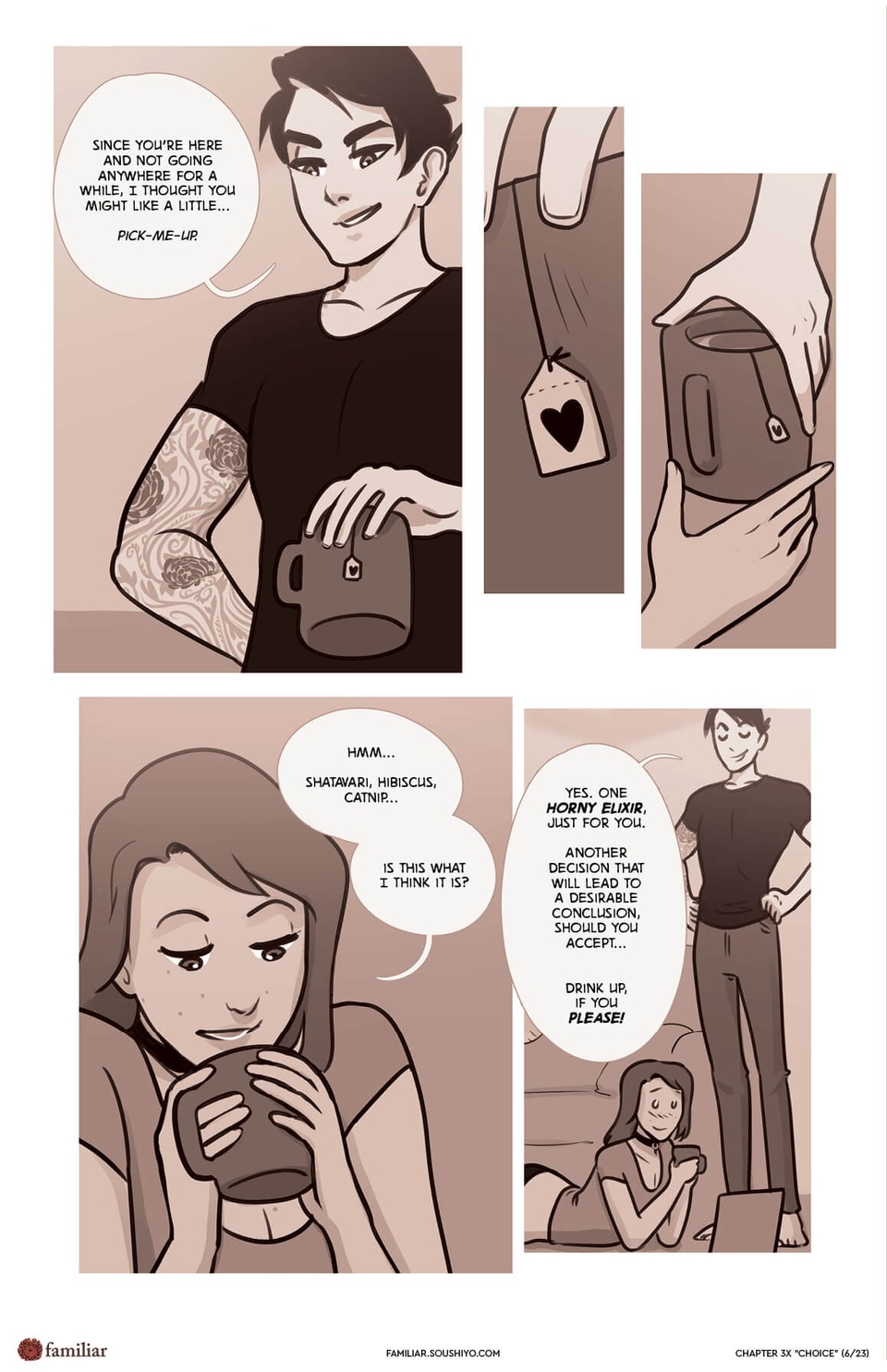 Familiar  - Act 3 - Chapter 18.7: Choice page 7 full