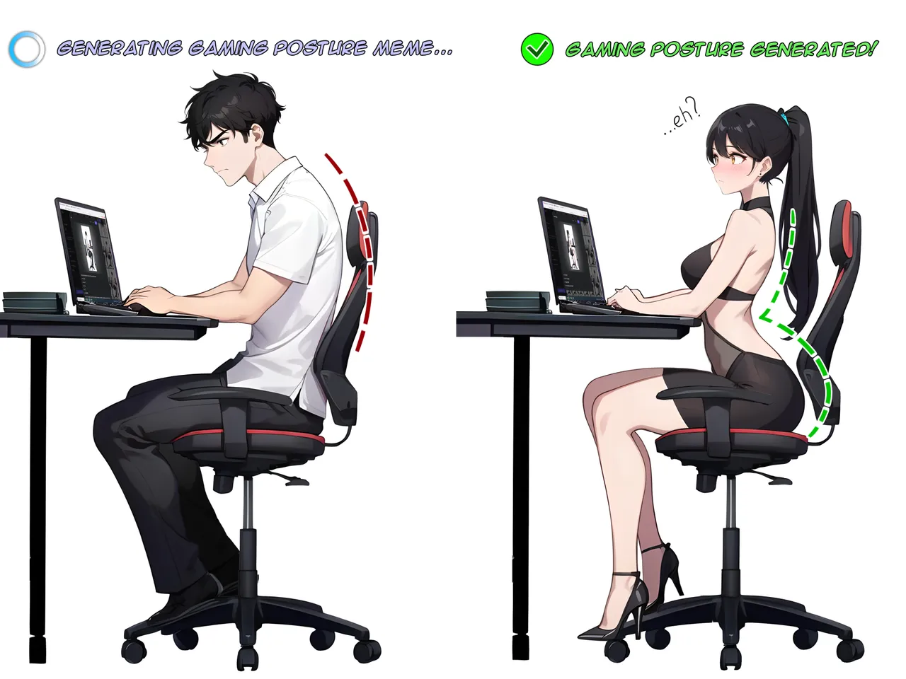 Sealguy1 Gaming Posture Meme page 1 full