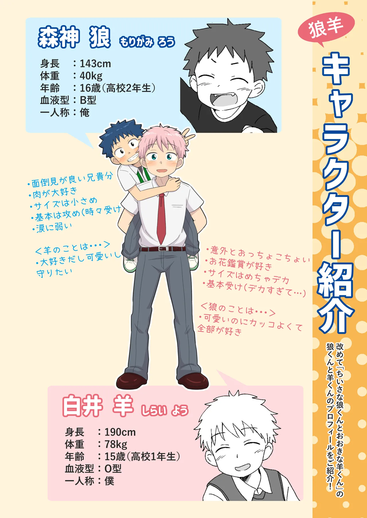 別冊ひざばんど！ちいさな狼くんとおおきな羊くん3周年記念 page 6 full