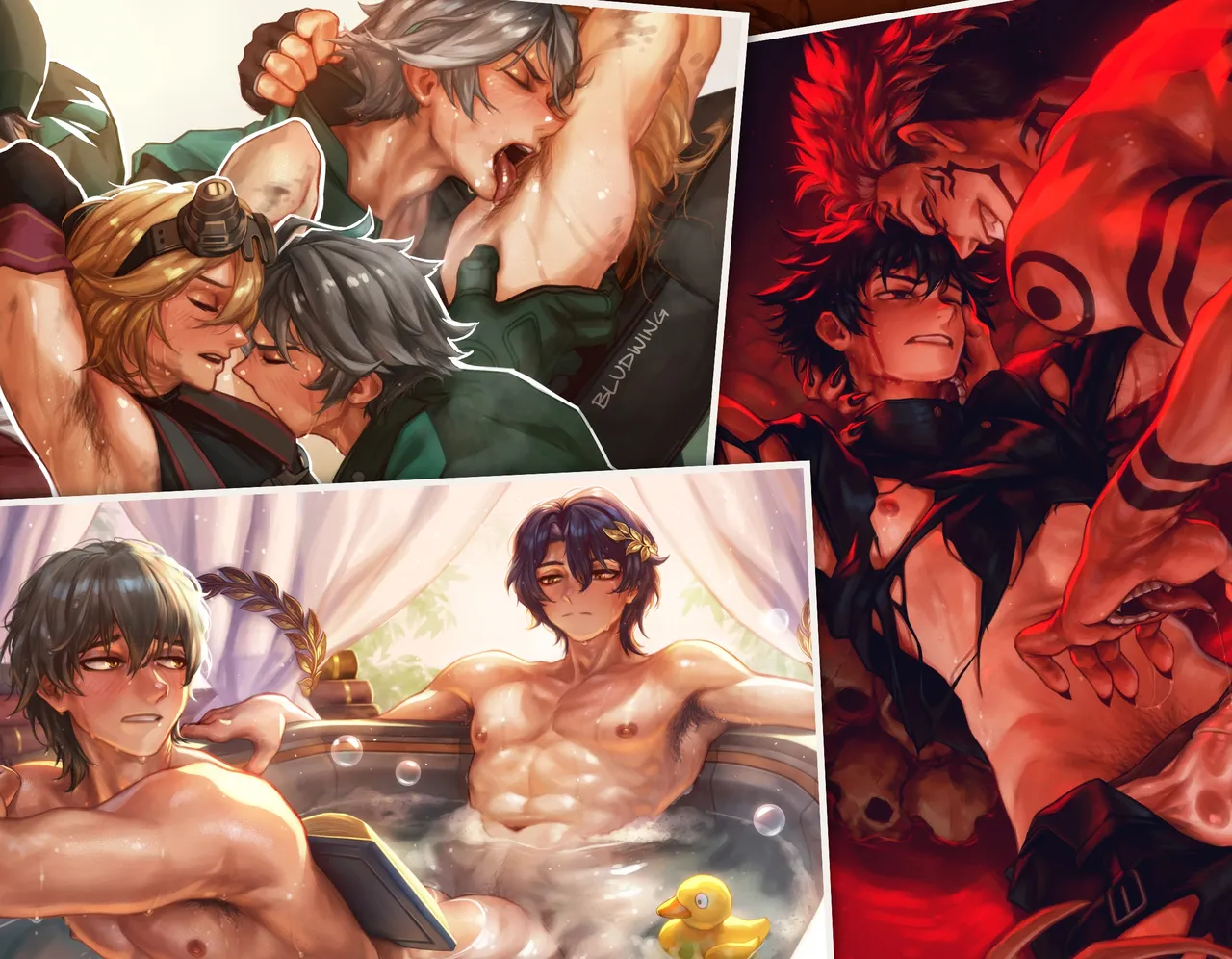 Term 63 - Dr. Ratio/Caelus, Fushiguro/Sukuna, Kaveh/Alhaitham page 1 full