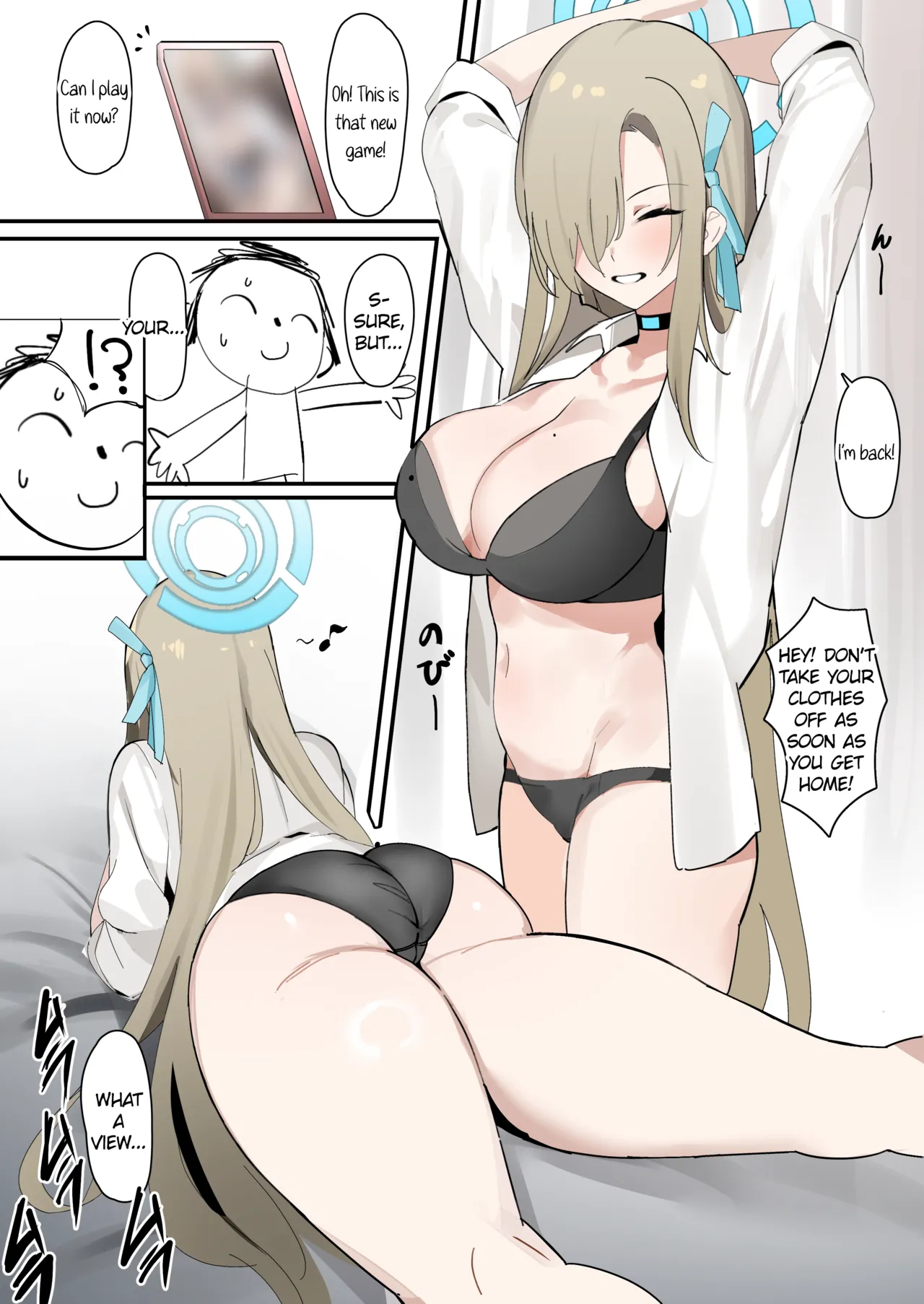 Asuna Short Manga page 1 full