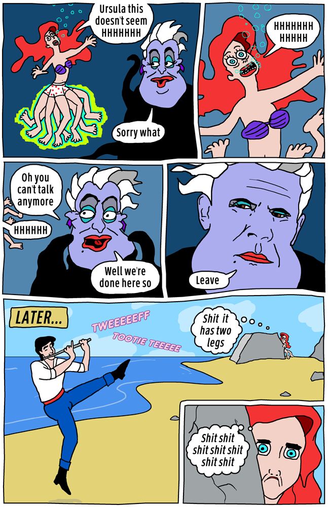 Ariel Needs Legs Webcomic page 2 full