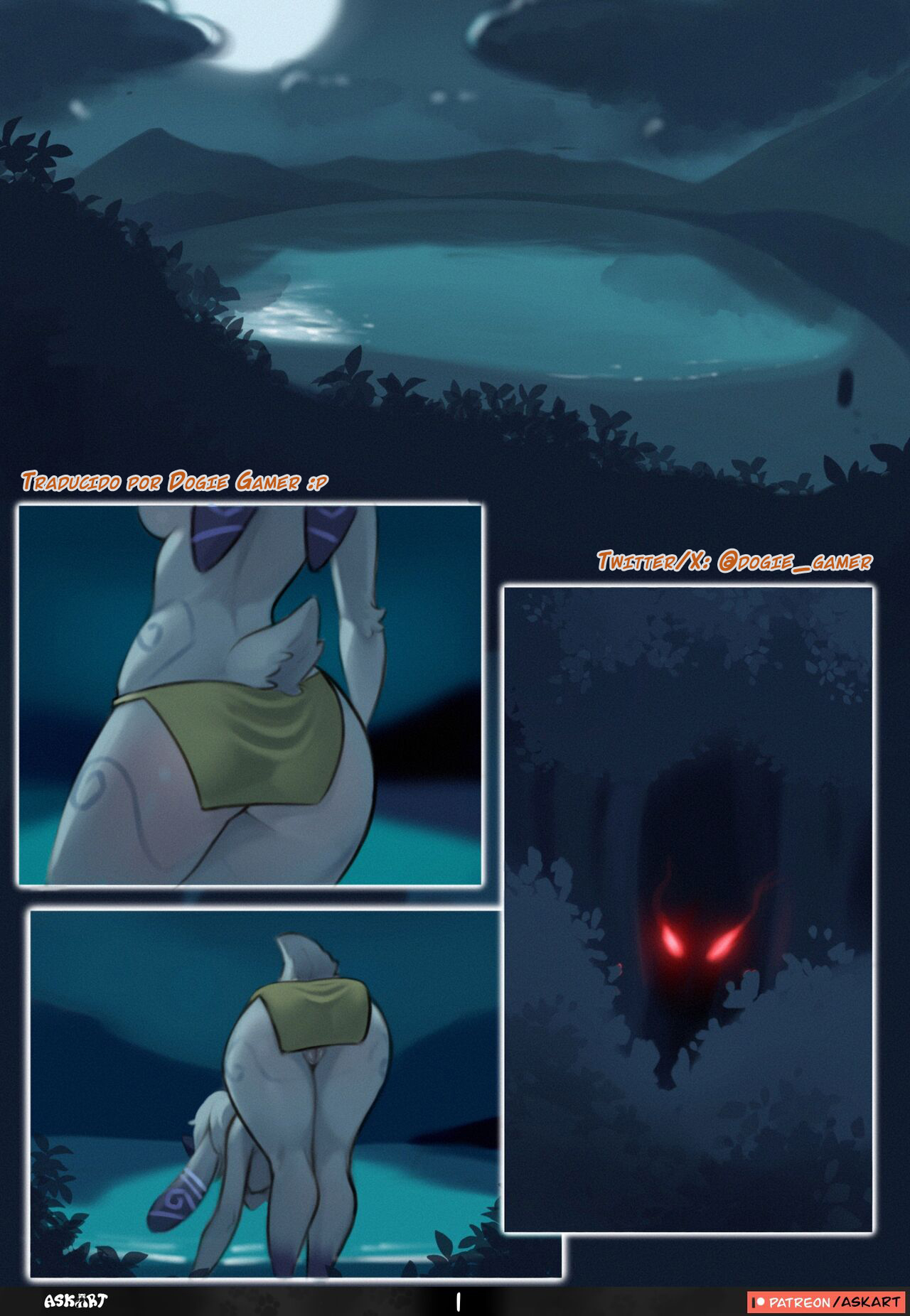 A Wet Night by the Lake page 1 full