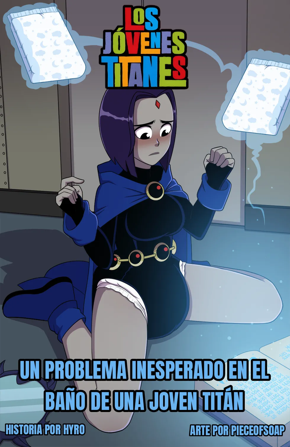 Un problema inesperado en el baño de una joven titán  / page 1 full