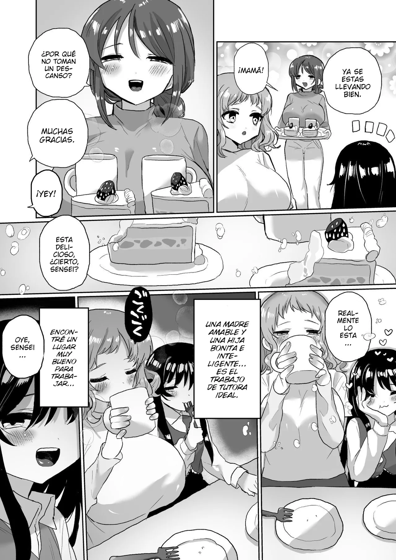 Joshidaisei Kateikyoushi, Psycho Les Gaki ni Haibokushi Choukyou Sareru page 8 full