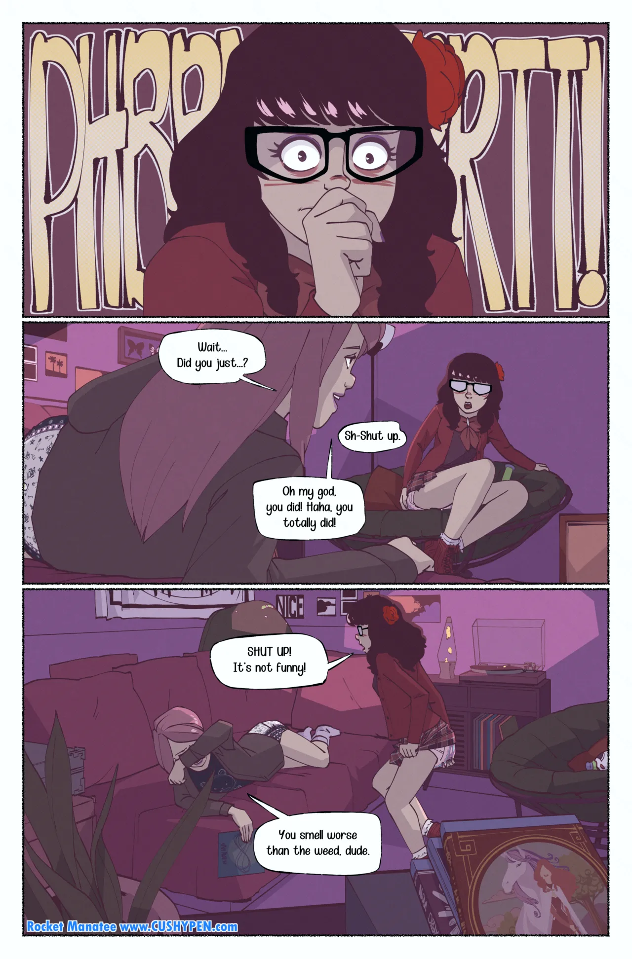 RocketManatee - Paper Hearts /  Viola, Paige and Olivia - FULL COMIC page 4 full