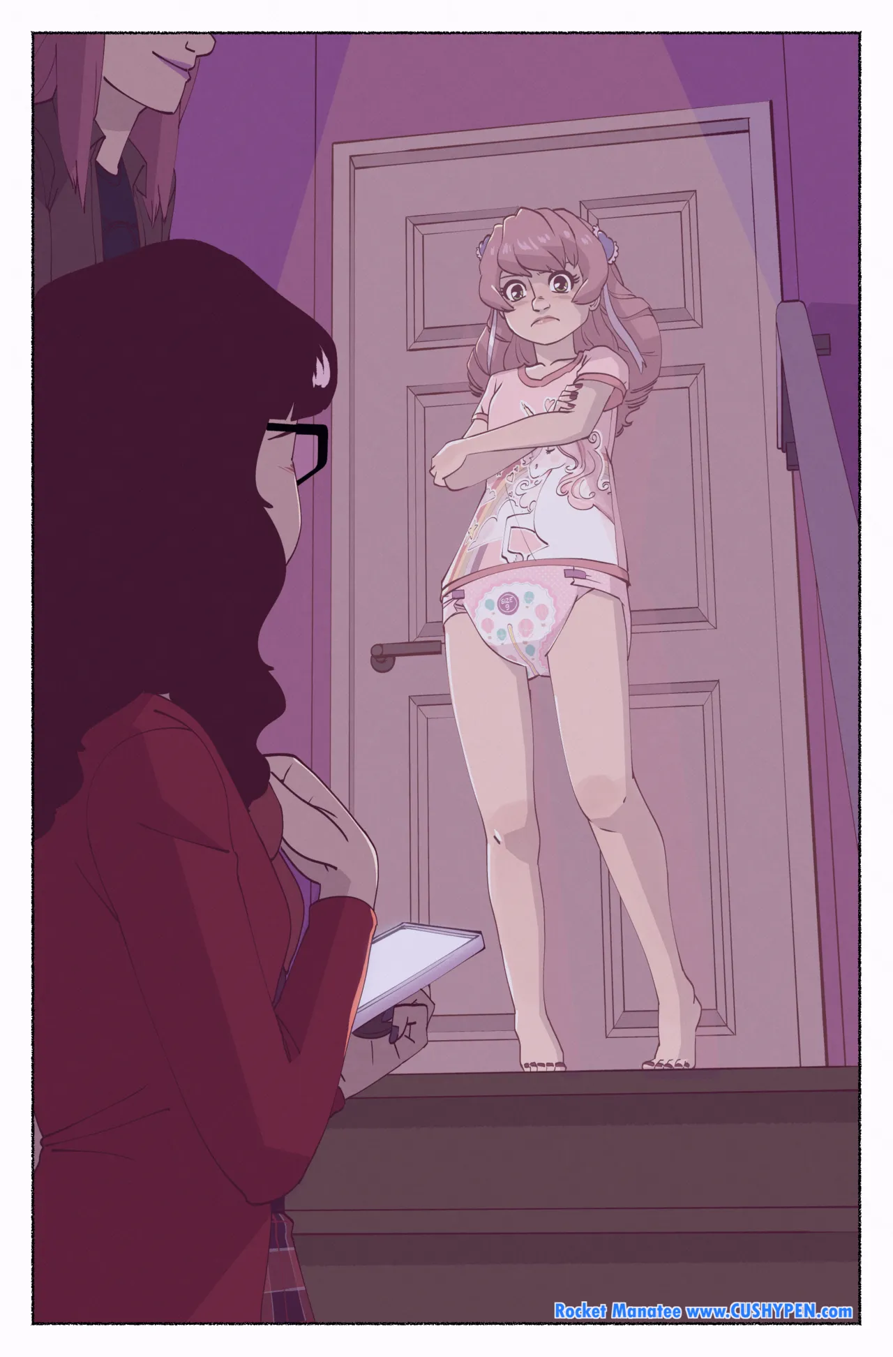 RocketManatee - Paper Hearts /  Viola, Paige and Olivia - FULL COMIC page 7 full