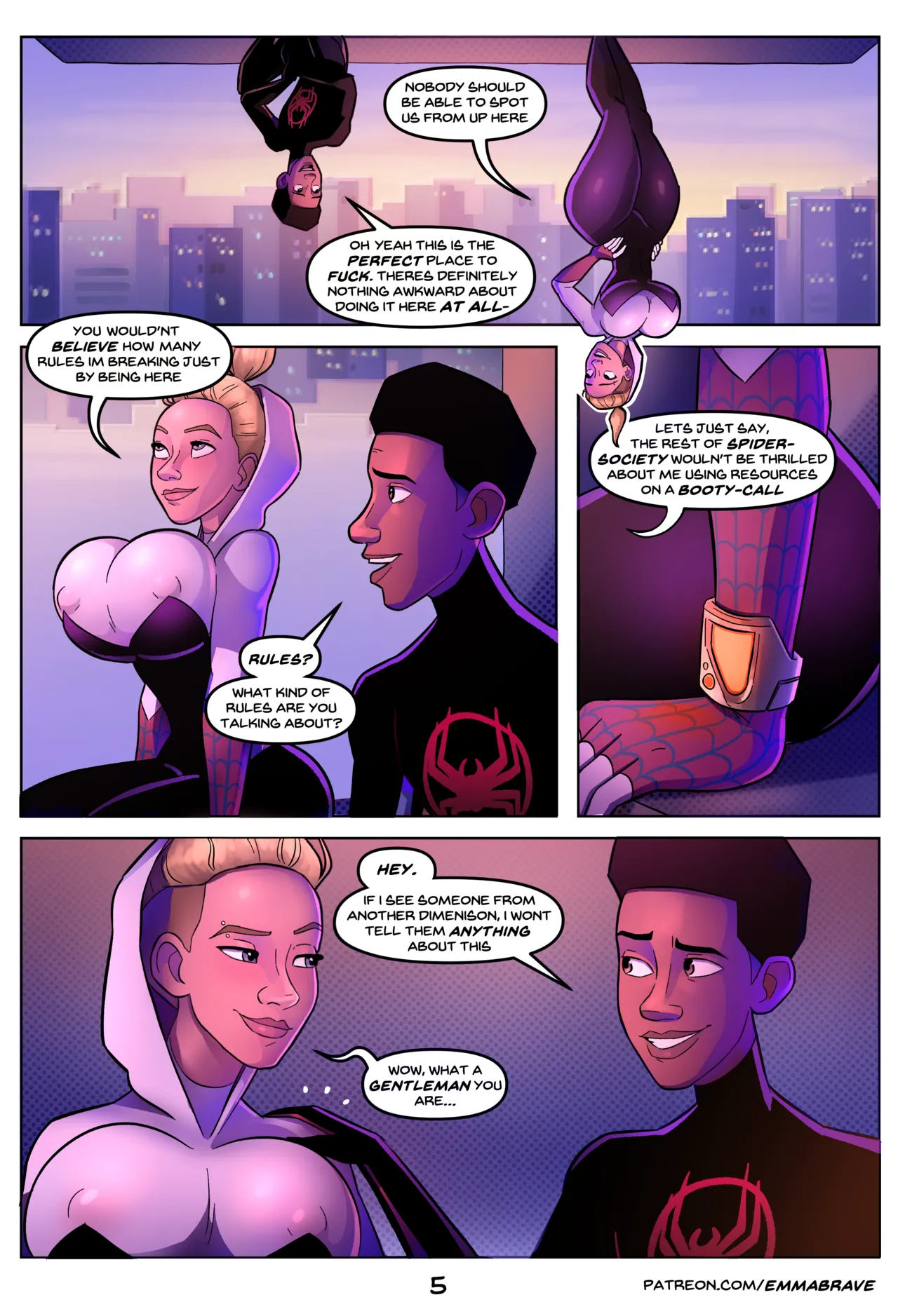 Spiderverse +18 page 6 full