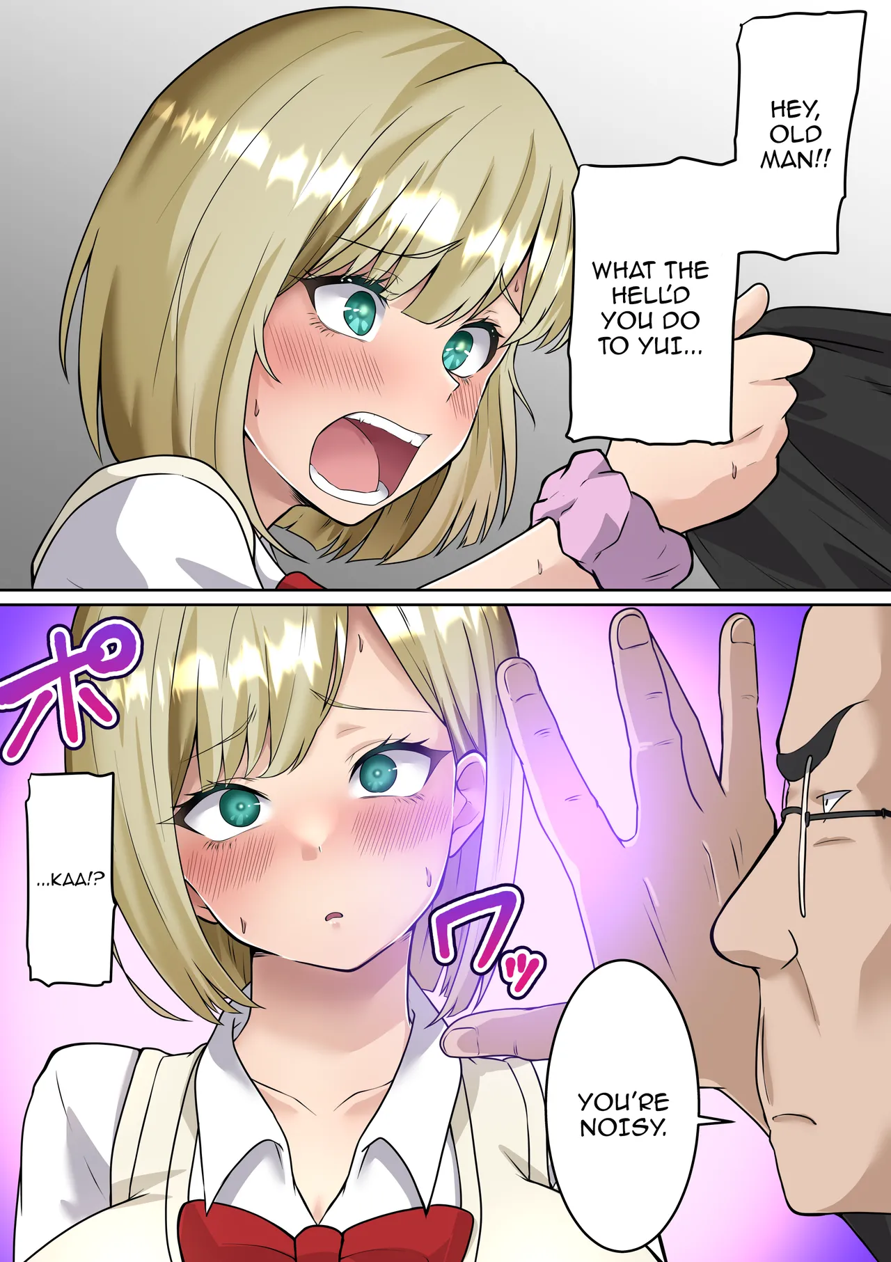 Isekai Kaeri no Chuunen Oyaji ga Gal JK-tachi ni Chikan Enzai o Fukkakerareta node Saimin Mahou de Shikaeshi suru Hanashi Zenpen /  Story About An Old Man That Just Returned From Another World Who Is Falsely Accused of Sexual Assault By A Couple Of Schoolgirls So He Takes Revenge On Them Using Hypnosis Magic page 10 full