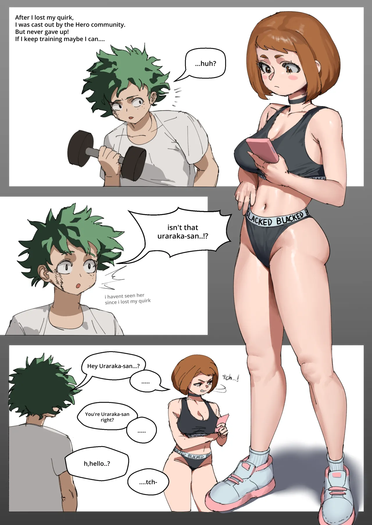 After Deku lost his quirk page 1 full