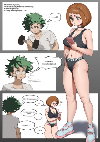 After Deku lost his quirk cover