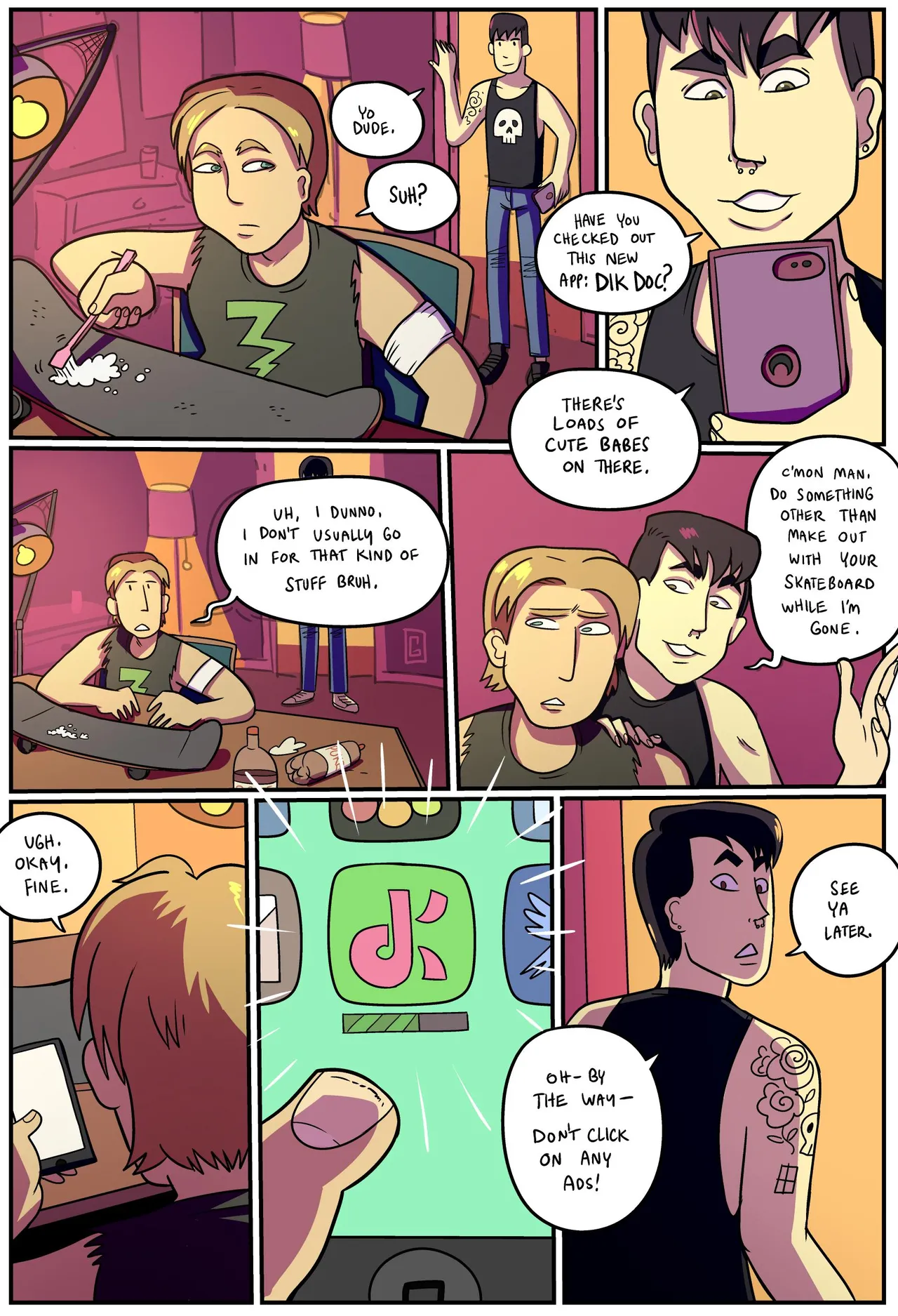 Help! I Turned Into An E-Girl page 2 full