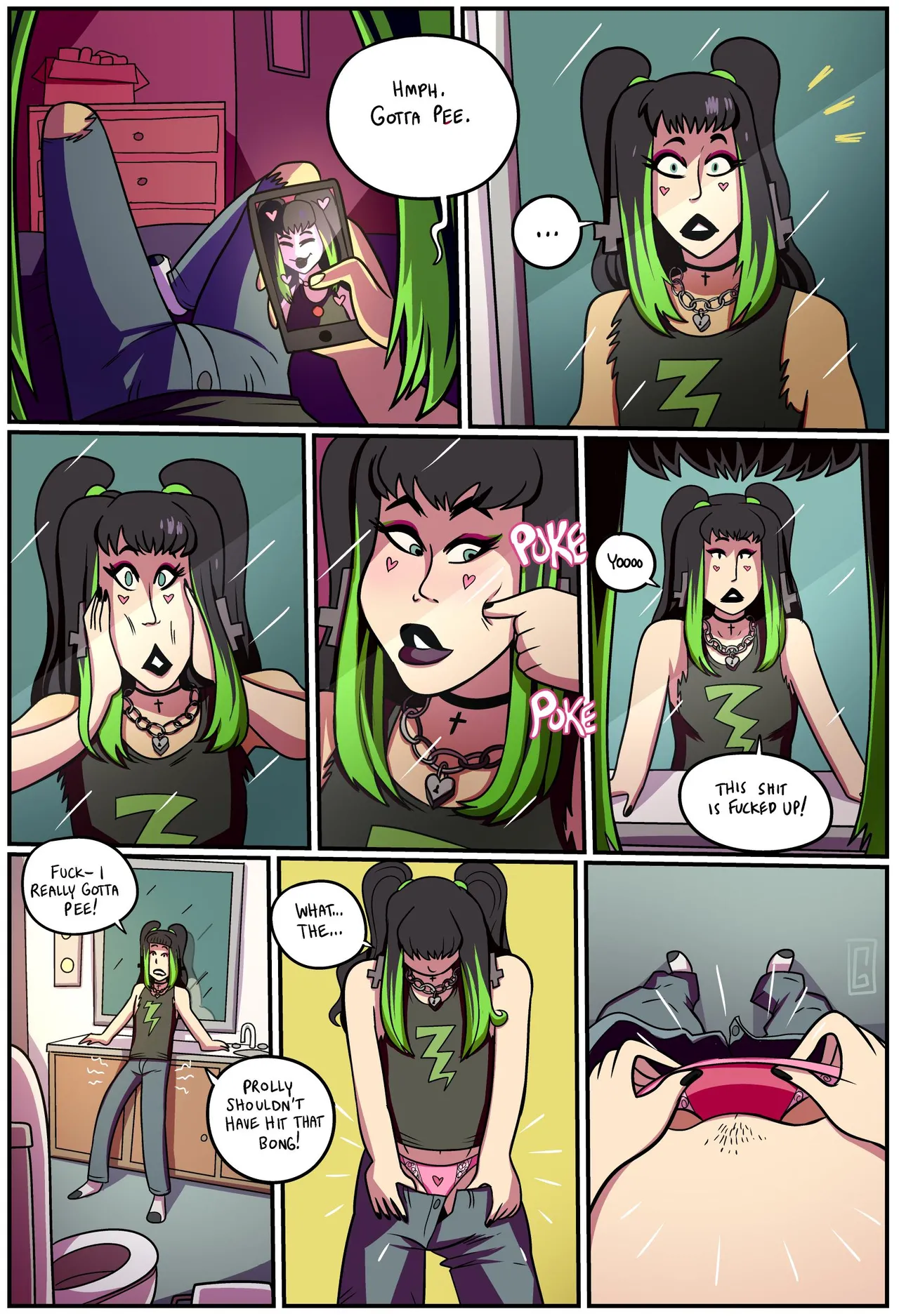 Help! I Turned Into An E-Girl page 4 full