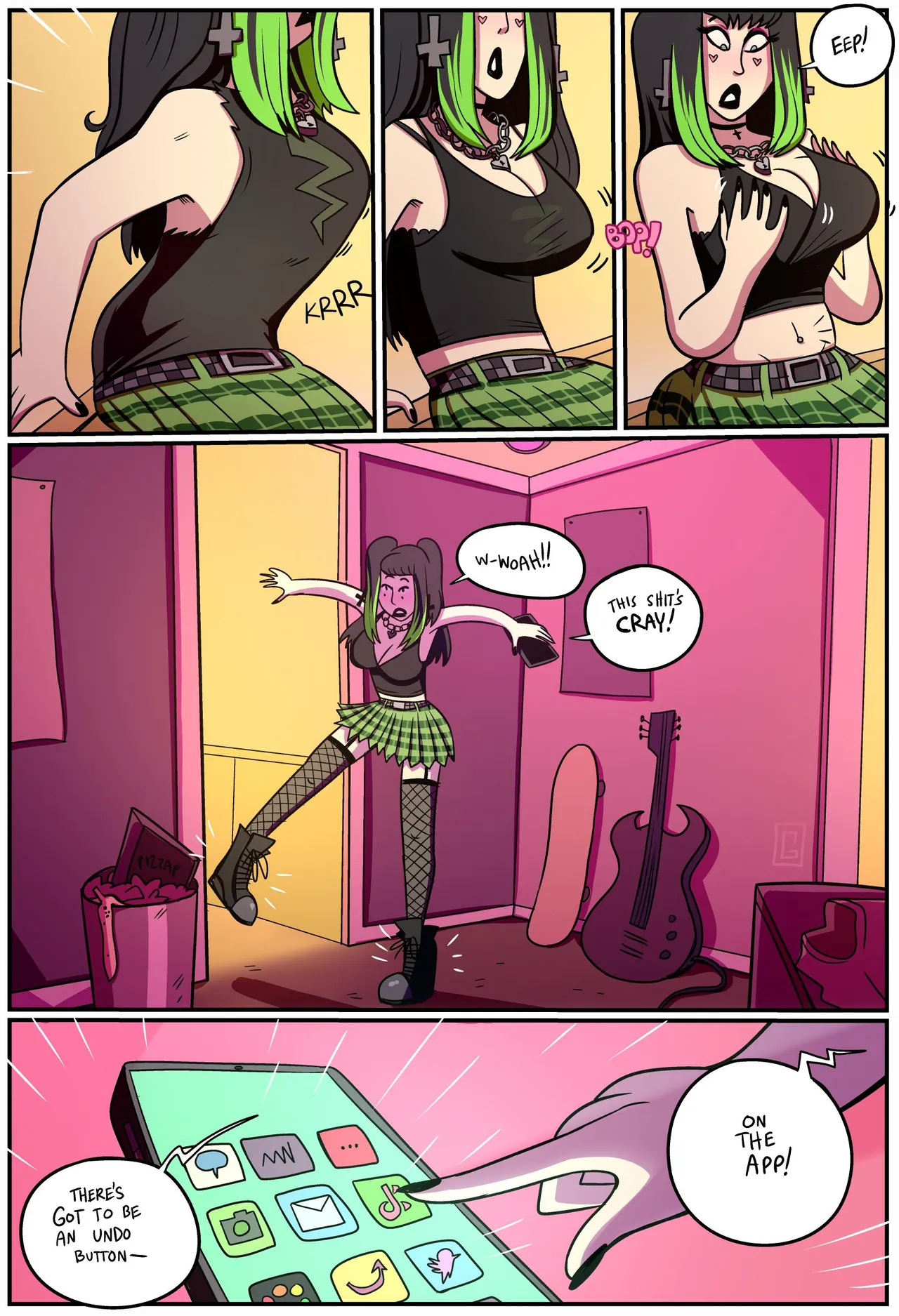 Help! I Turned Into An E-Girl page 6 full