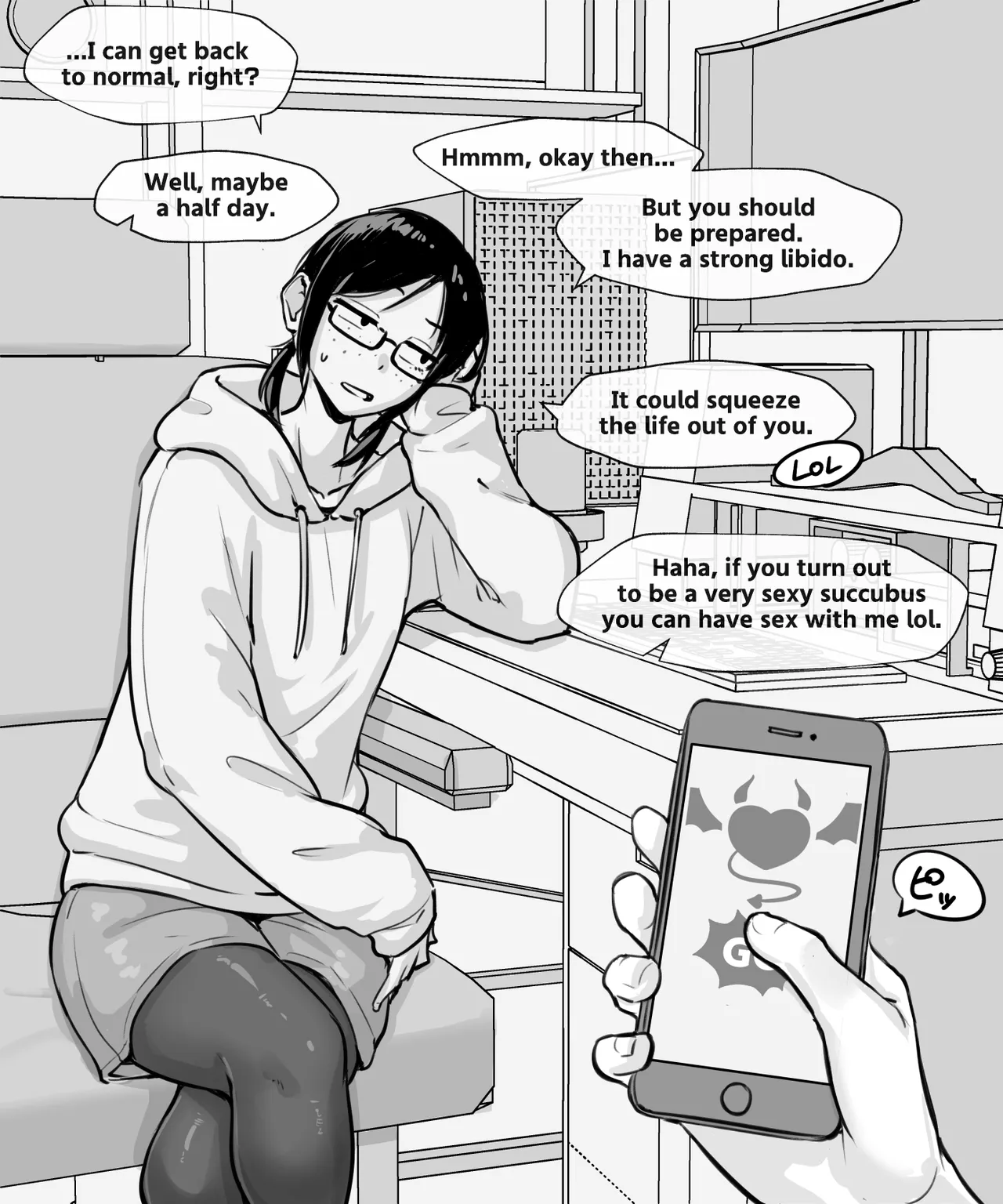 Succubus-ize geek girl page 3 full