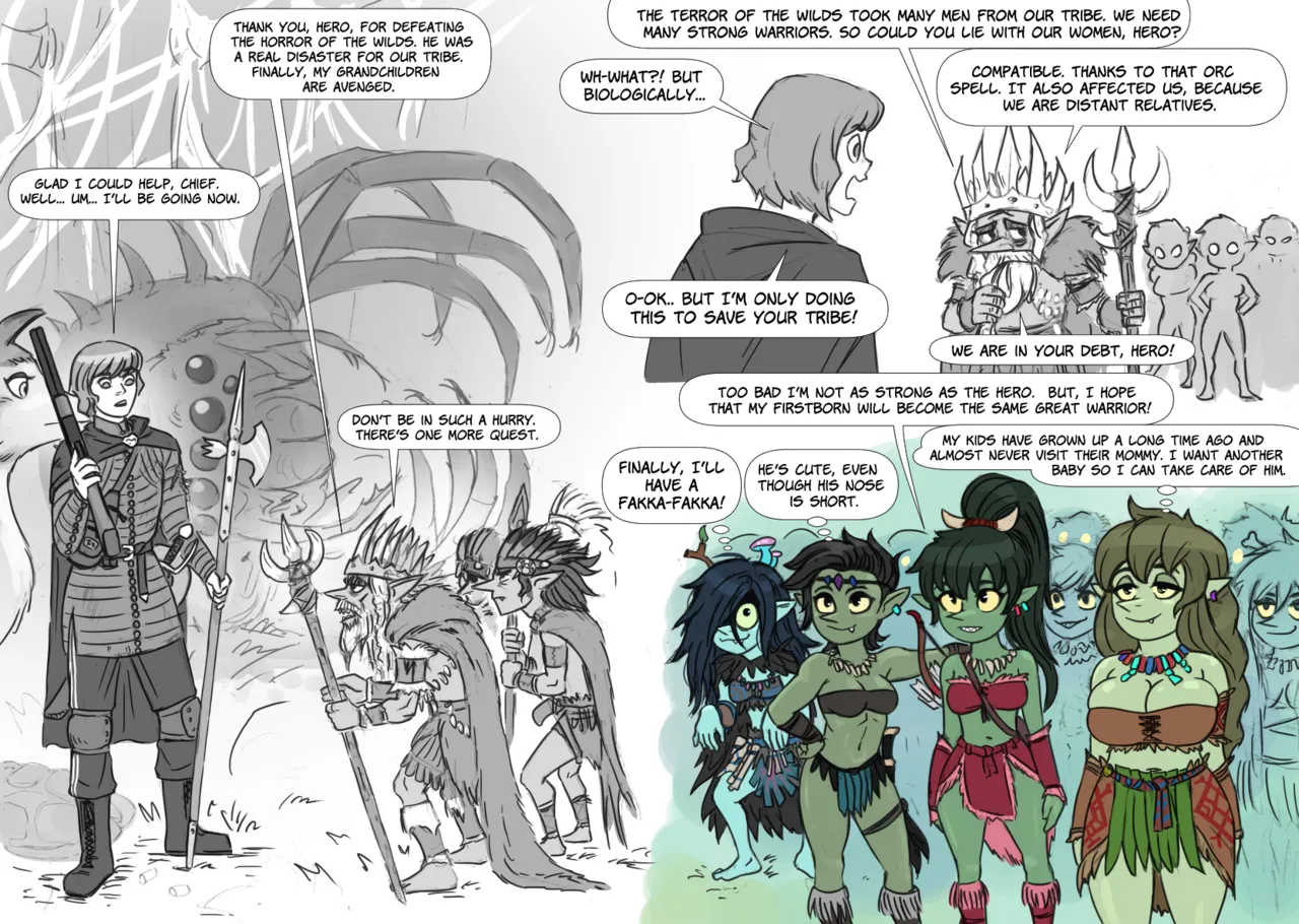 Forest Goblins page 1 full