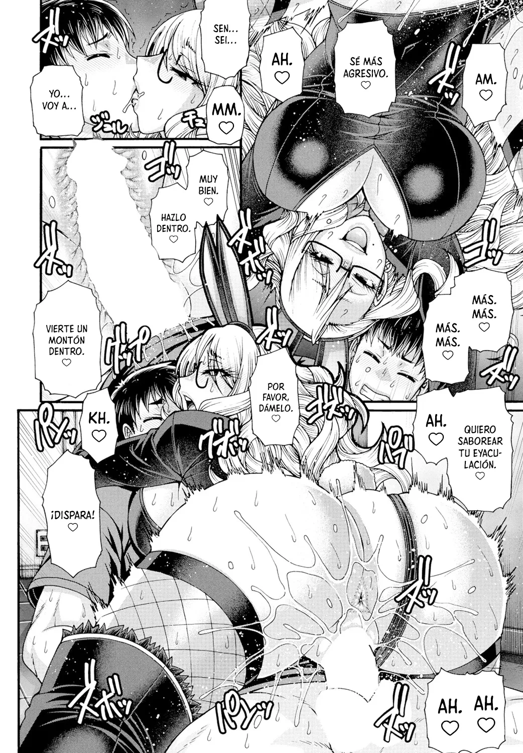 Mitsukiusagi no yuuwaku Zenpen | La Tentación de la Conejita Parte | page 10 full