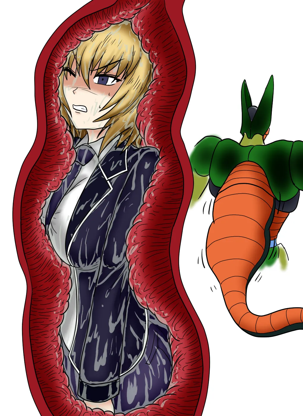 人造人間に吸収されるジャンヌ（追加版） page 4 full