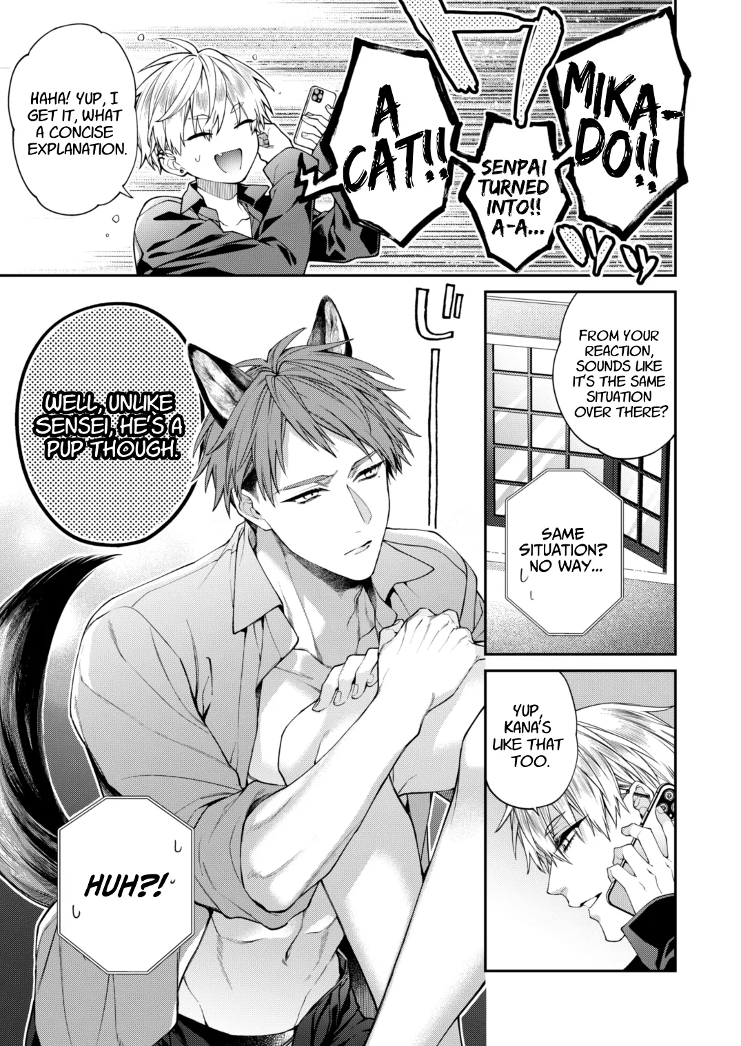 Shitoame Kitty &amp; Pup ~All Subs Suddenly Grew Animal Ears in a Parallel Universe~ page 7 full