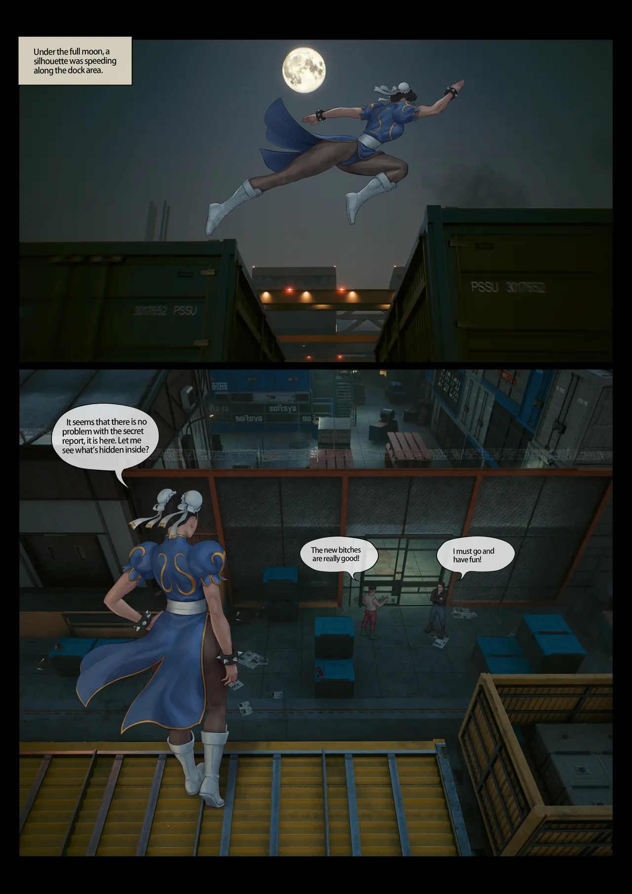 ChunLi's Justice P1-P47 EN page 1 full