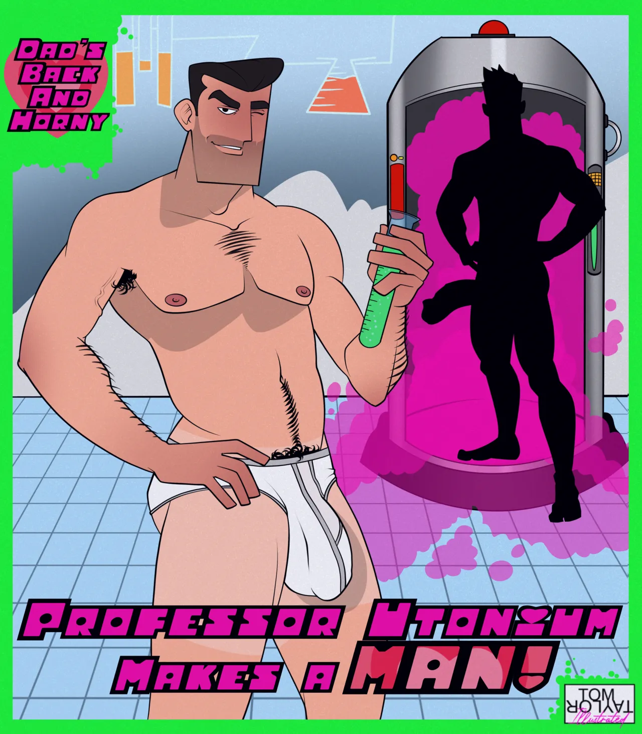 Prof. Utonium makes a man page 1 full