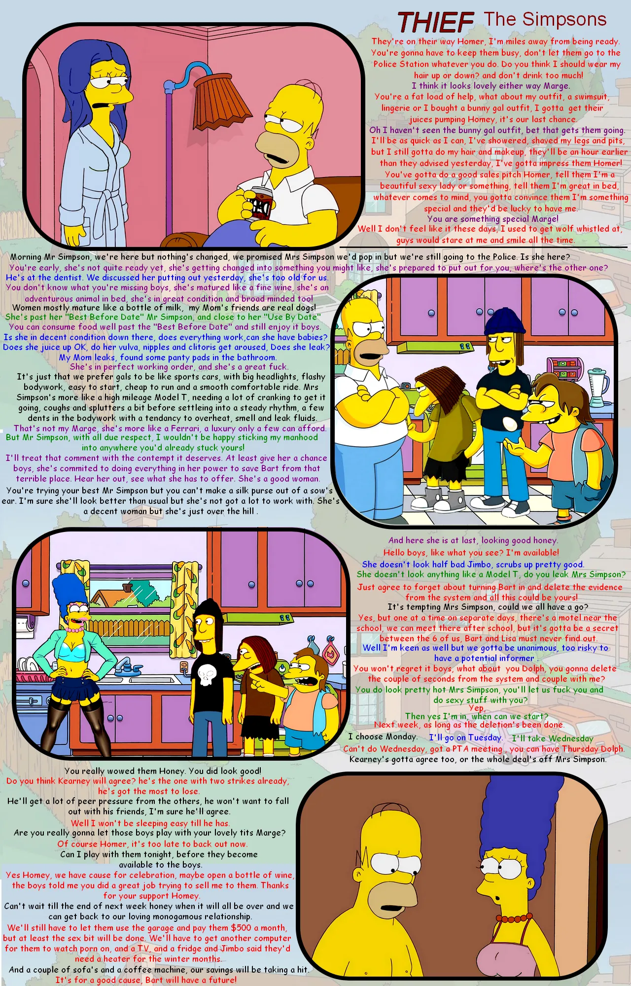 Thief / The Simpsons page 4 full