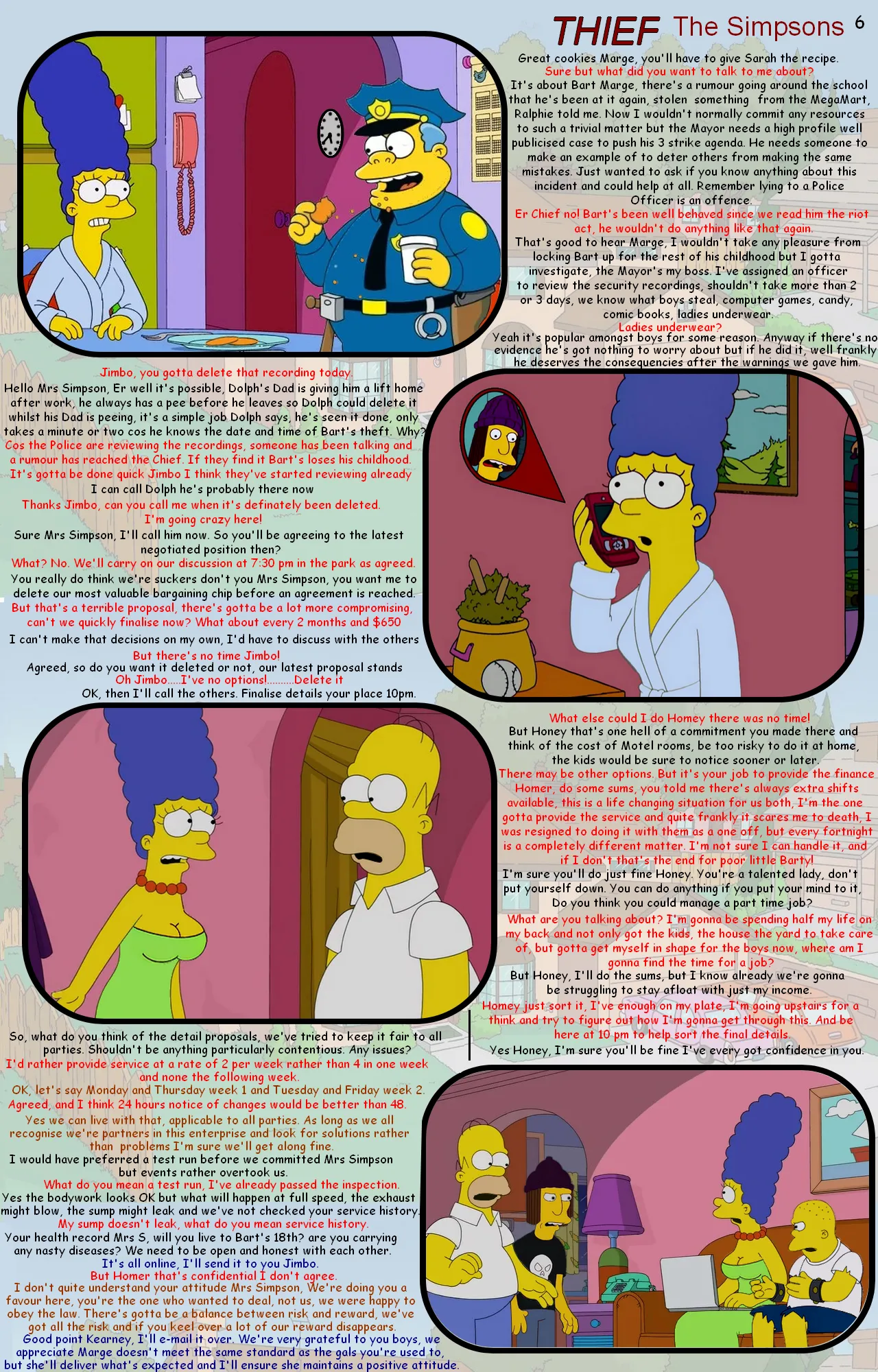 Thief / The Simpsons page 7 full