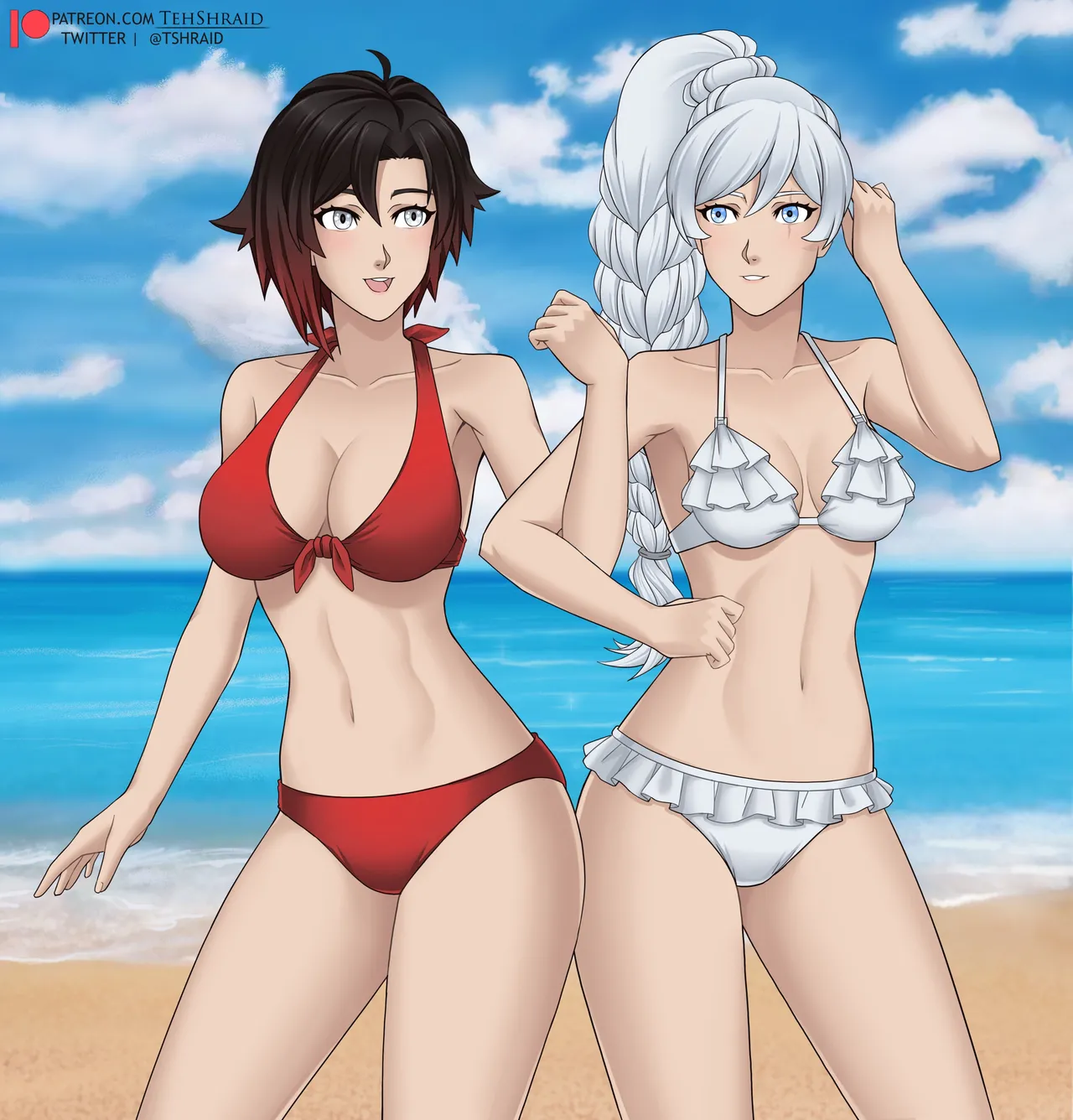 RWBY Whiterose at the Beach page 1 full