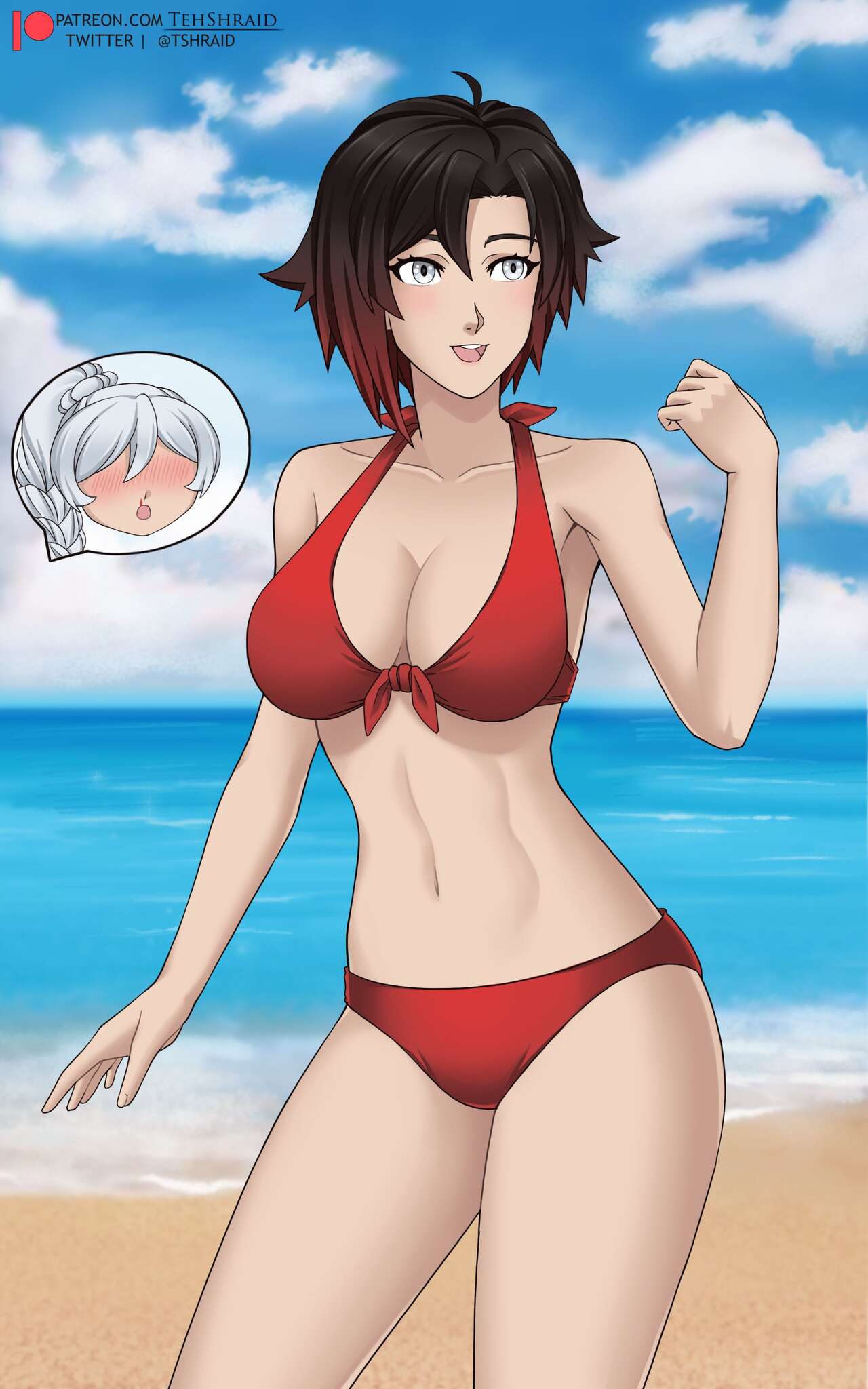 RWBY Whiterose at the Beach page 2 full