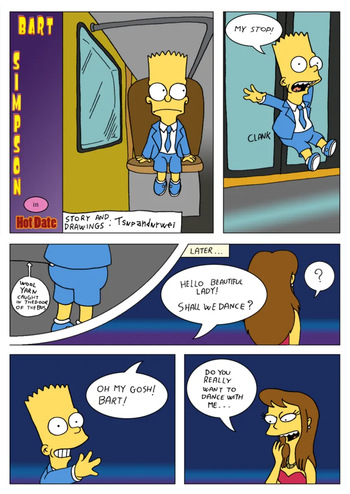 Bart Simpson in: Hot Date cover