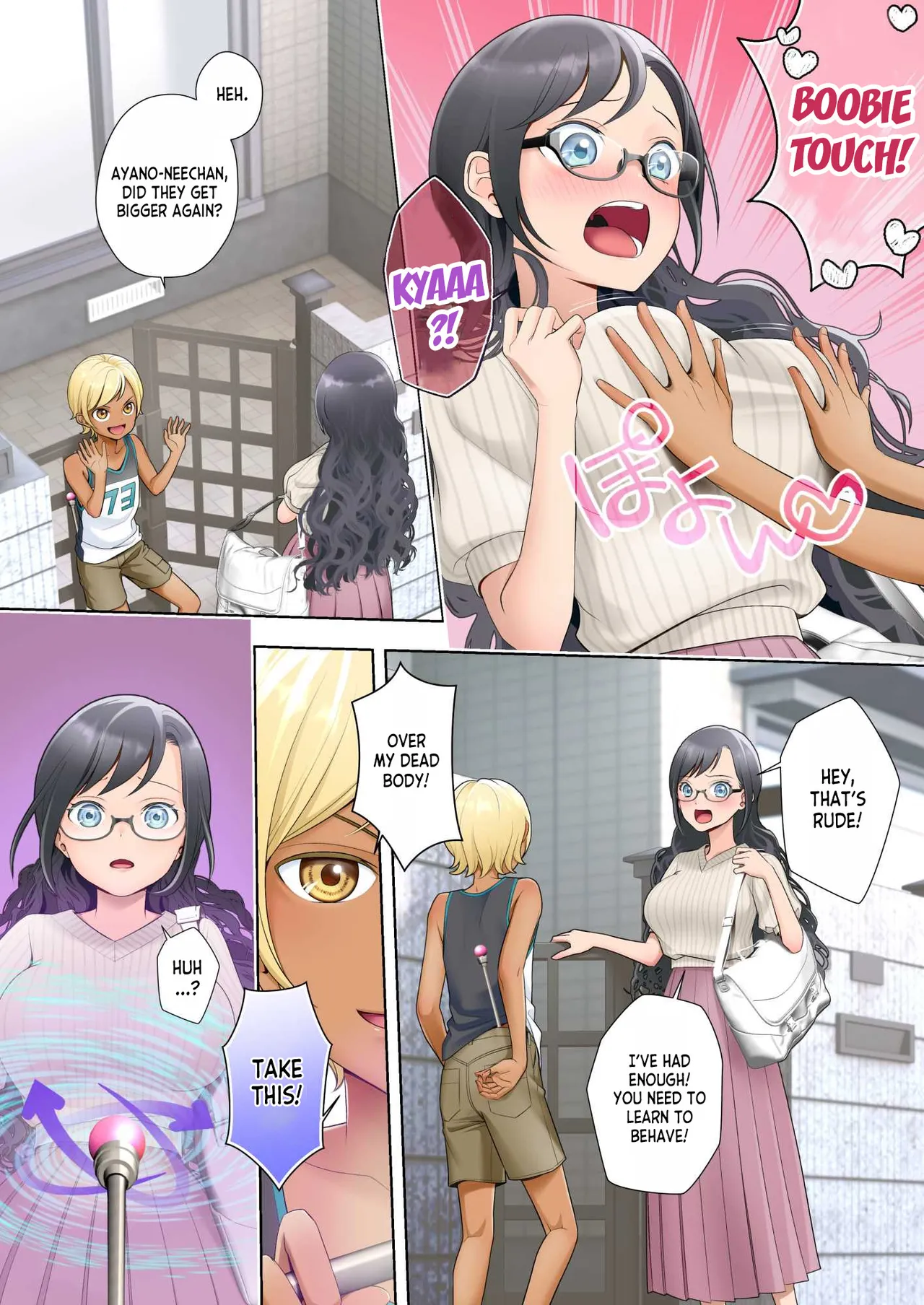 Watashi swap Ore ~Kinjo no Sukebe na Itazurakko to Karada o Irekaerareta Watashi~ page 1 full