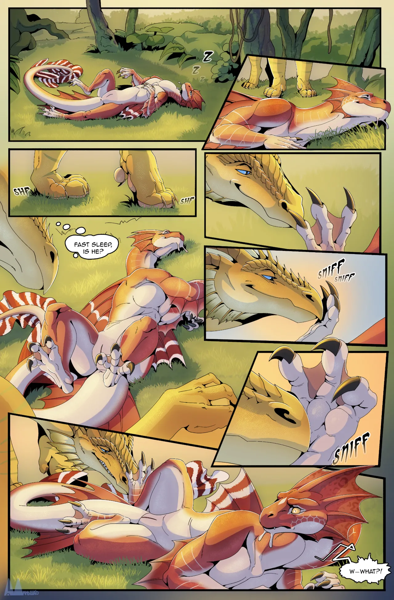 Meeting in a sunny meadow page 1 full
