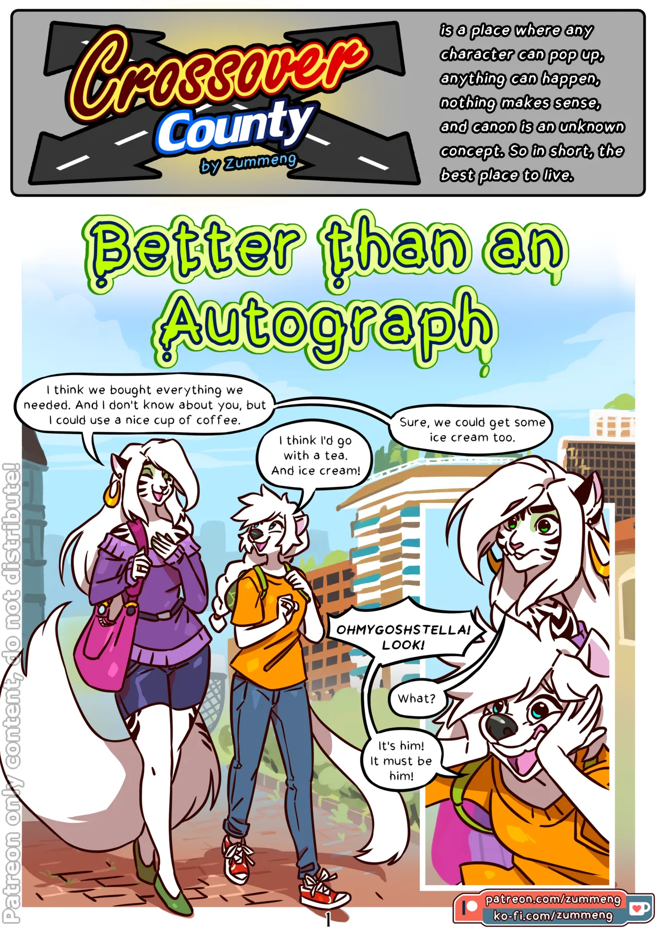 Crossover County: Better than an Autograph page 1 full