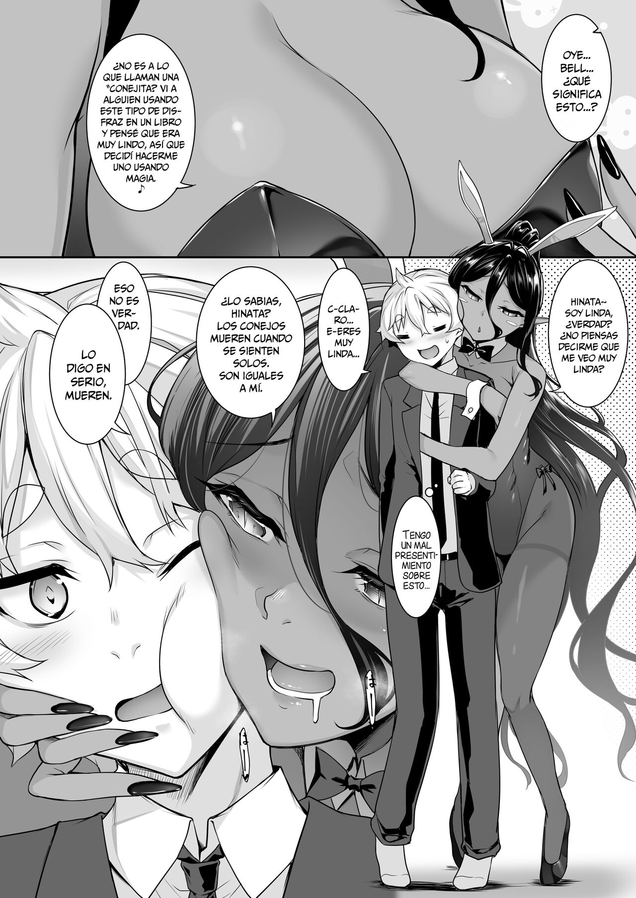 Chotto dake Ai ga Omoi Dark Elf ga Isekai kara Oikakete Kita 4 | Una Elfa Oscura un Poco Insistente me Persiguió Desde Otro Mundo 4 page 3 full
