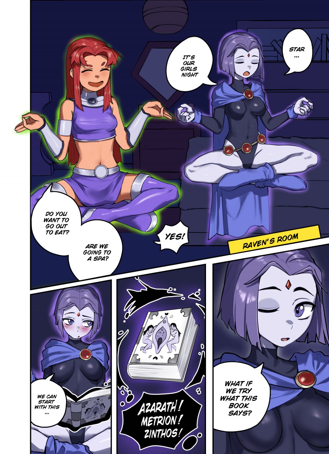 Raven x Starfire en/es page 3 full