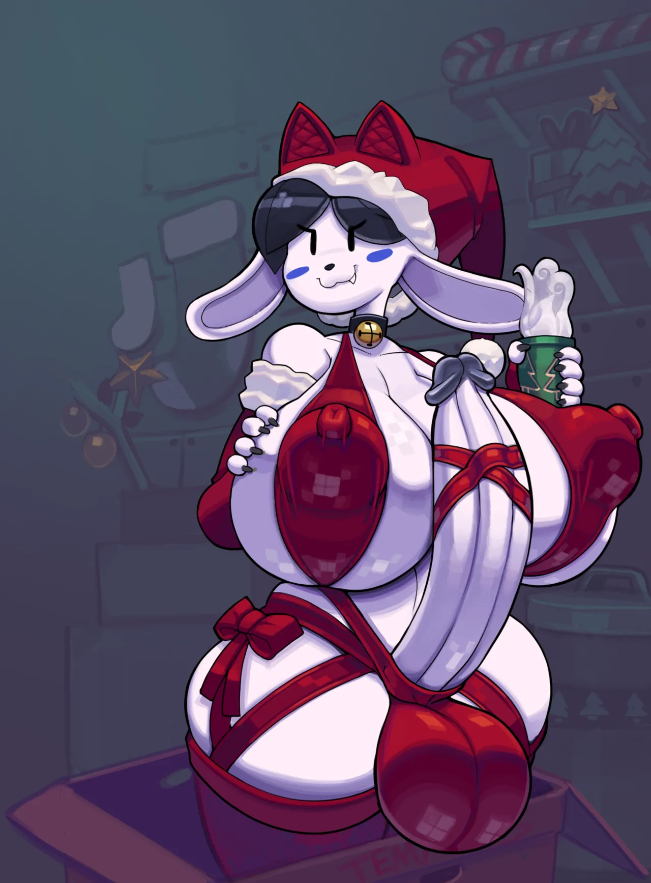 Deltarune Xmas 2024 Pinups page 8 full