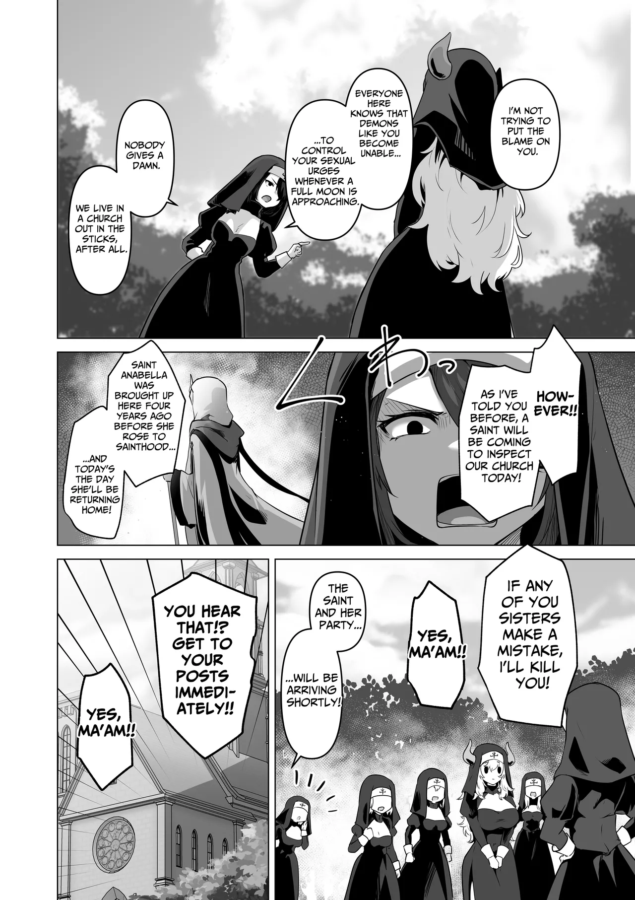 Sono Karada de Sister wa Muri desho | No Way She's A Nun With THAT Bod page 6 full