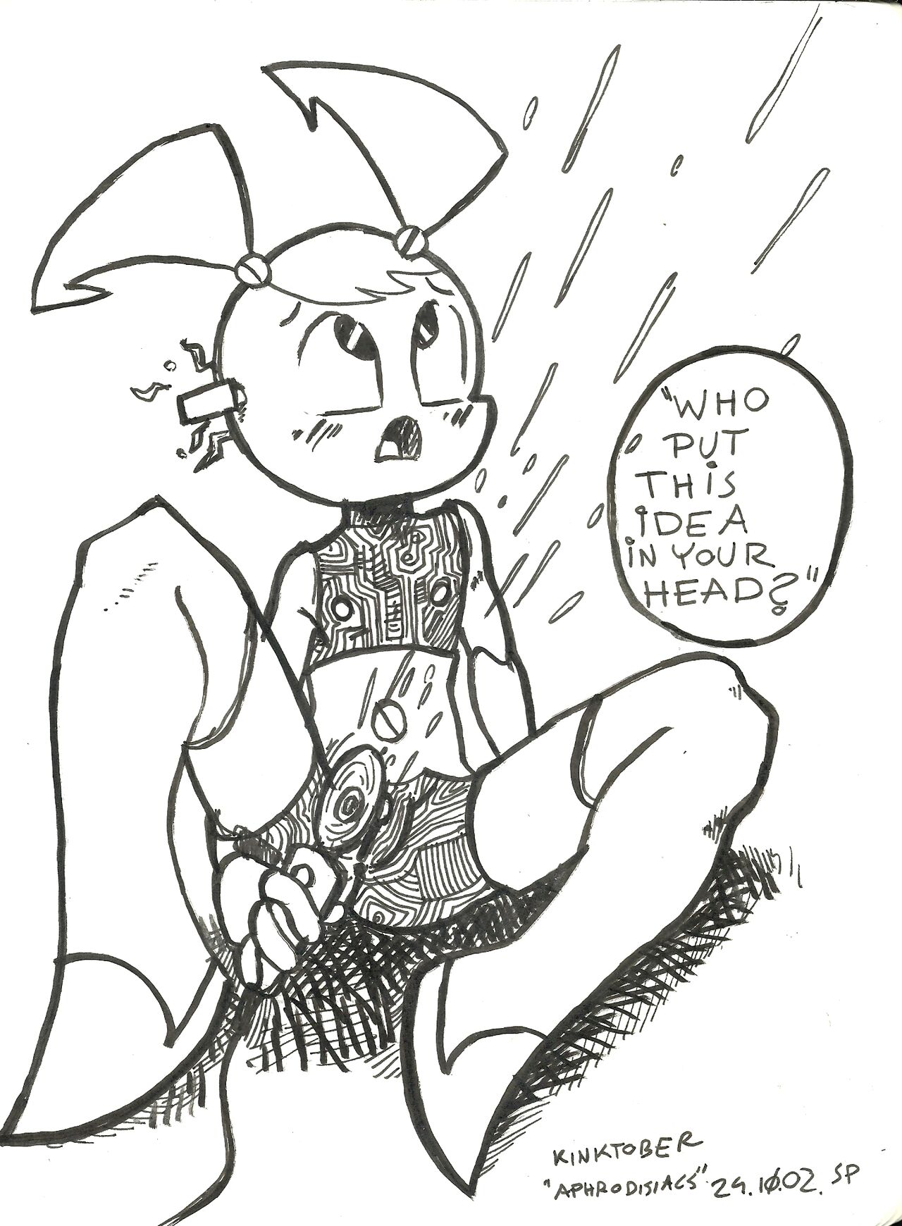 Smudge Proof Kinktober Inktober 2024 page 2 full
