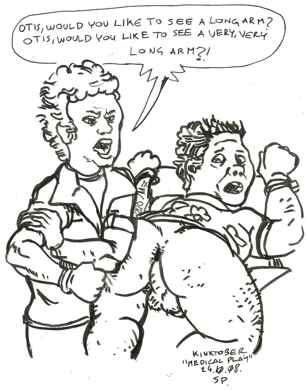 Smudge Proof Kinktober Inktober 2024 page 8 full