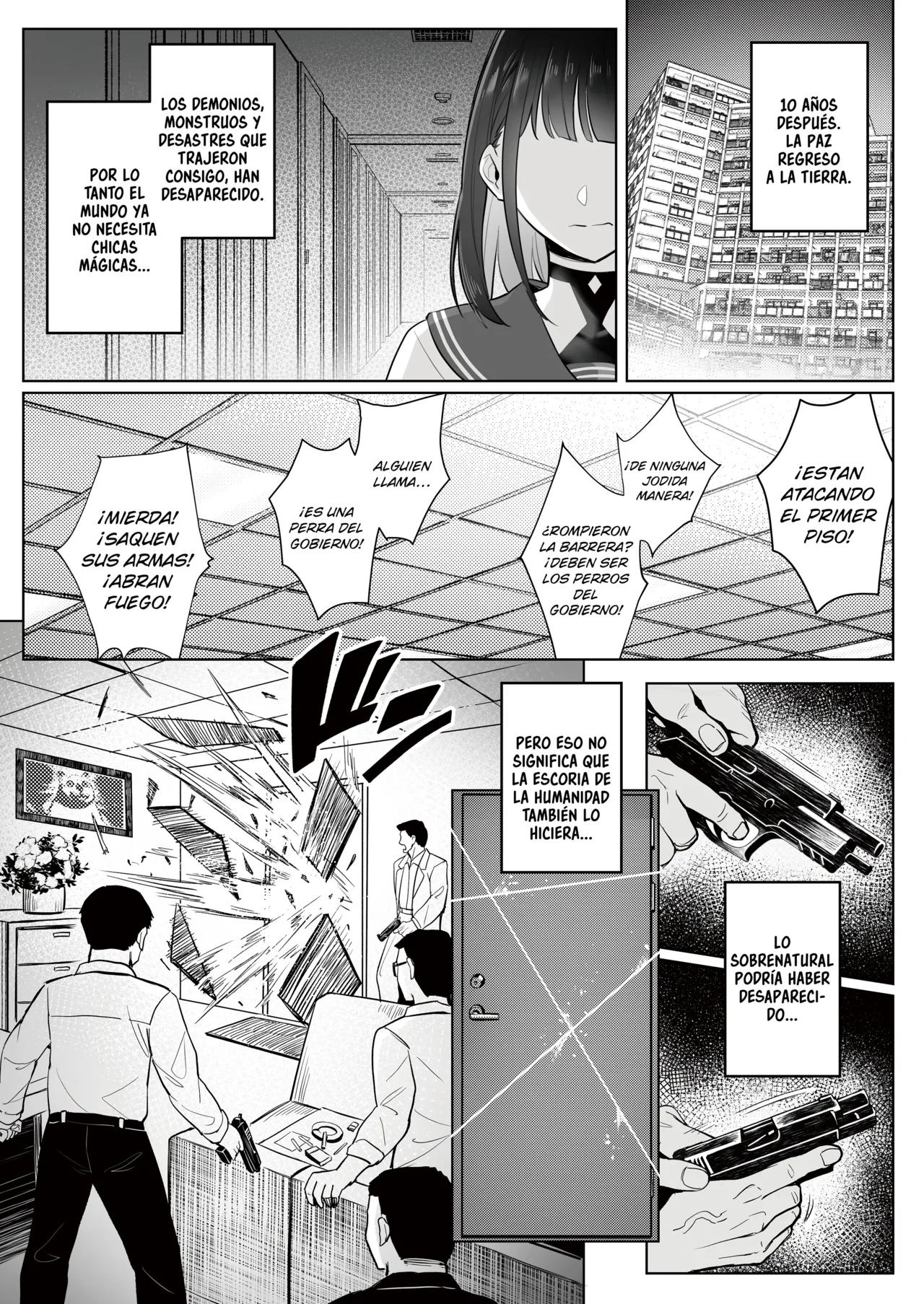 Moto Mahou Shoujo no Shigoto Hanashi Ao | El Trabajo De La Ex Chica Magica Azul page 10 full